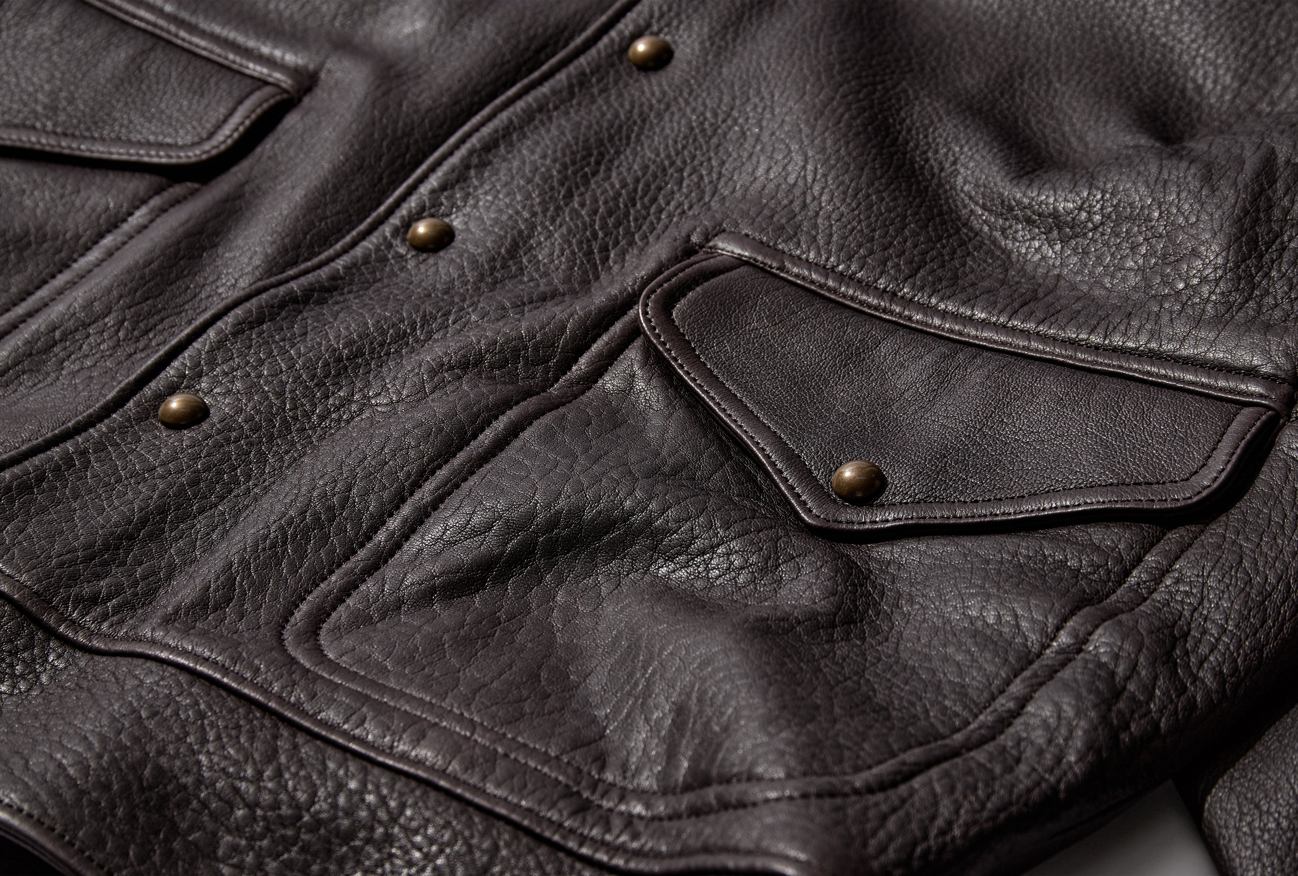 LEATHER A-1 FLIGHT JACKET 26SAP-01-48 Brown