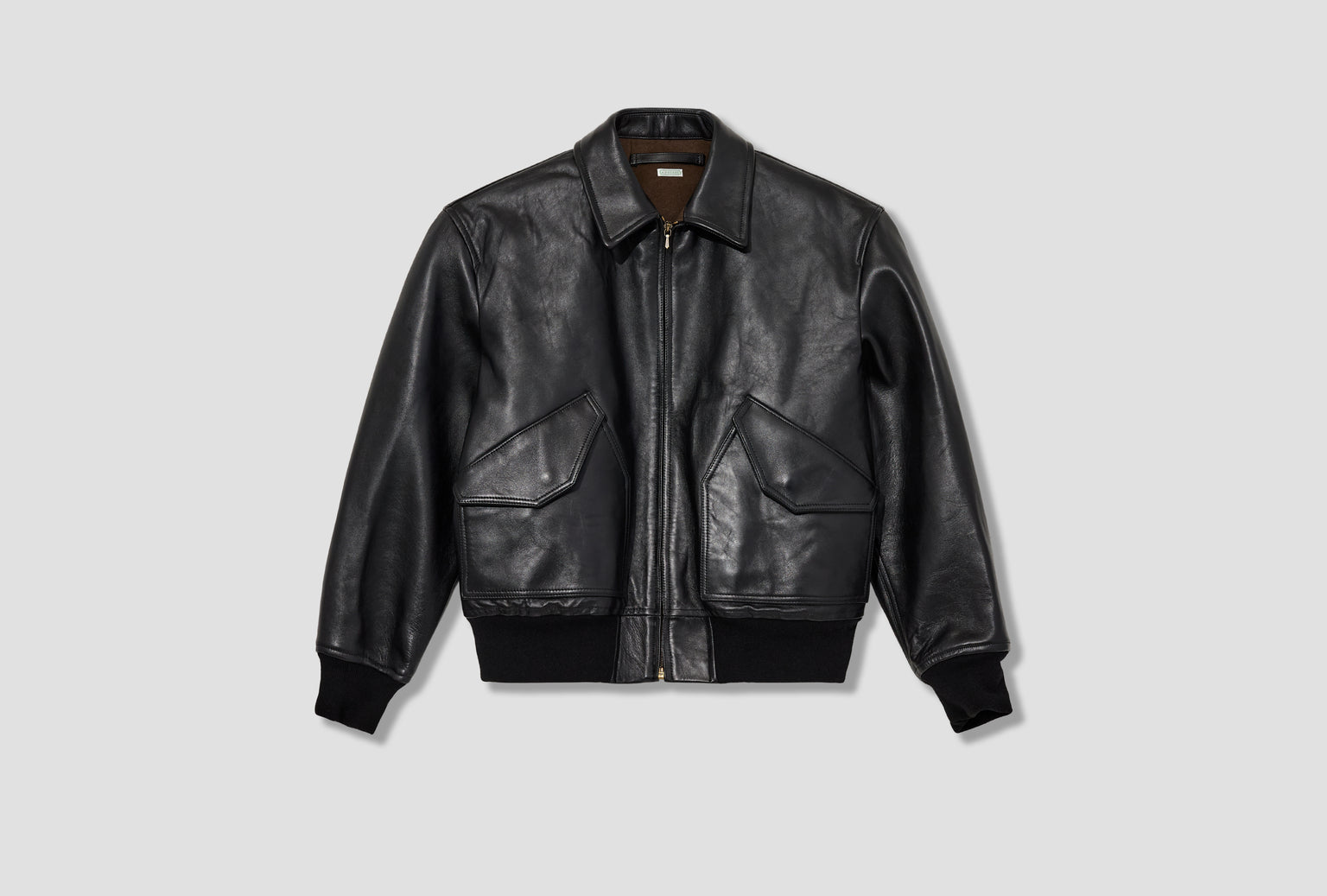 LEATHER CWU-45 FLIGHT JACKET 26SAP-01-03 Black