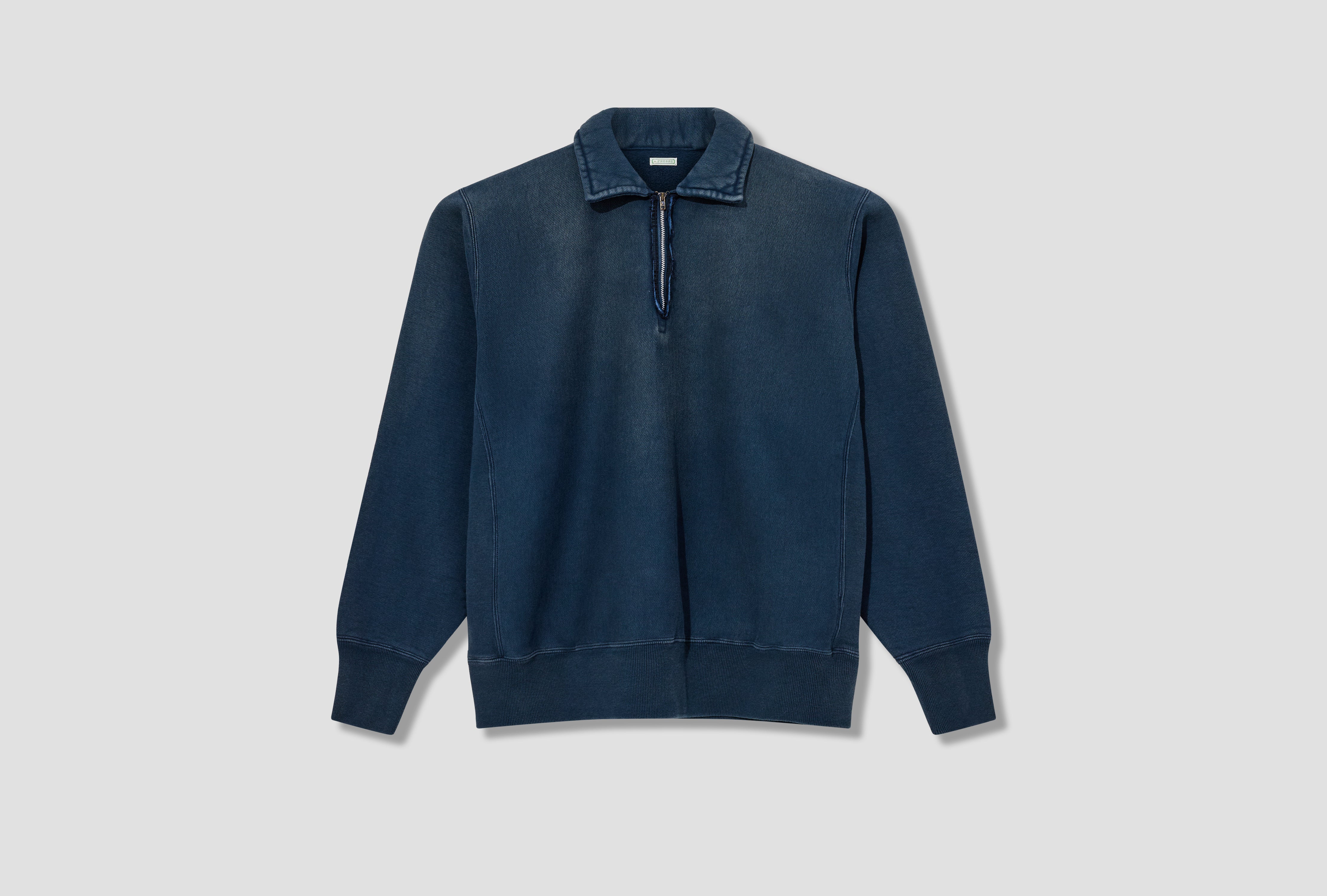 VINTAGE HALF ZIP SWEATSHIRT 26SAP-05-12 Blue