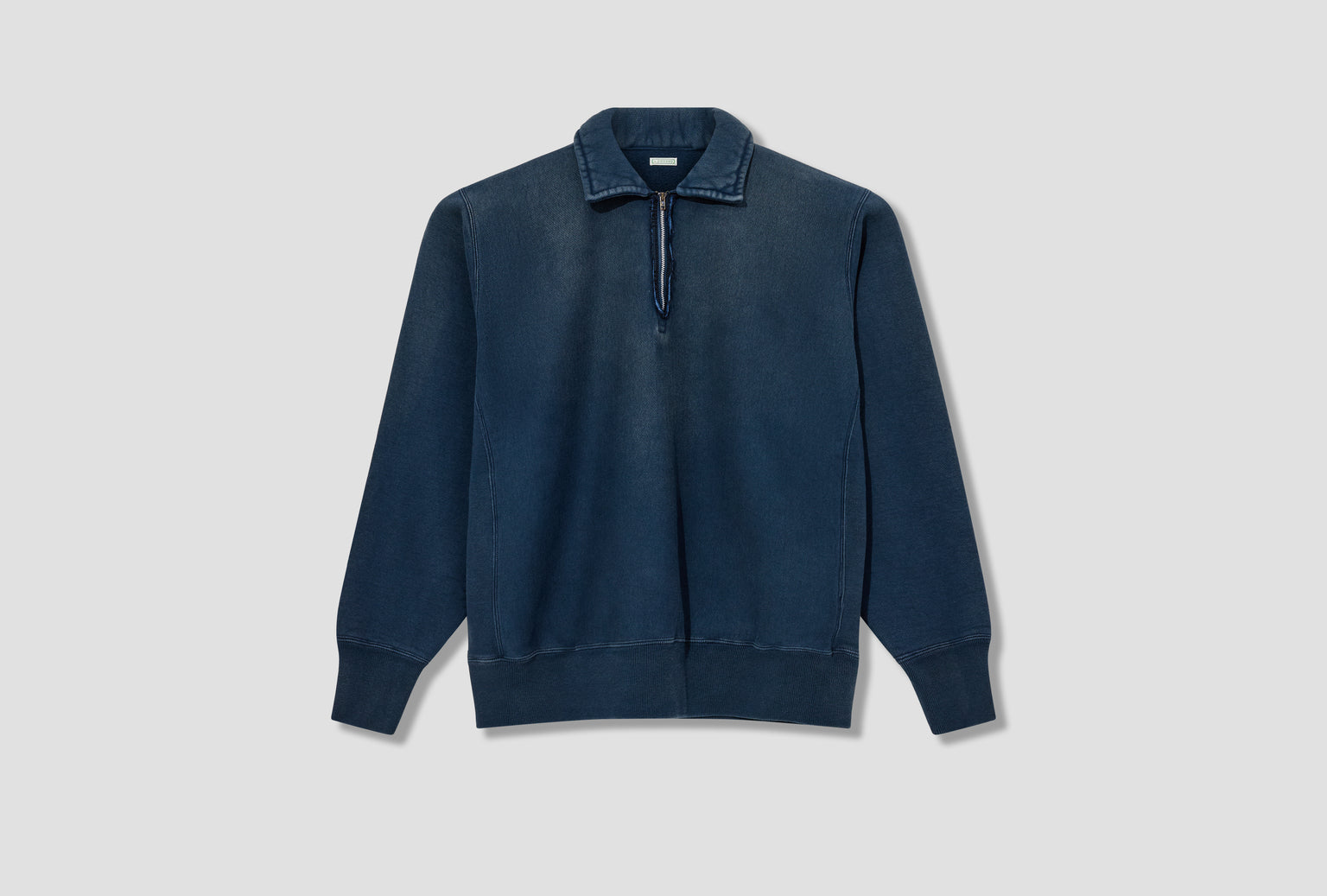 VINTAGE HALF ZIP SWEATSHIRT 26SAP-05-12 Blue