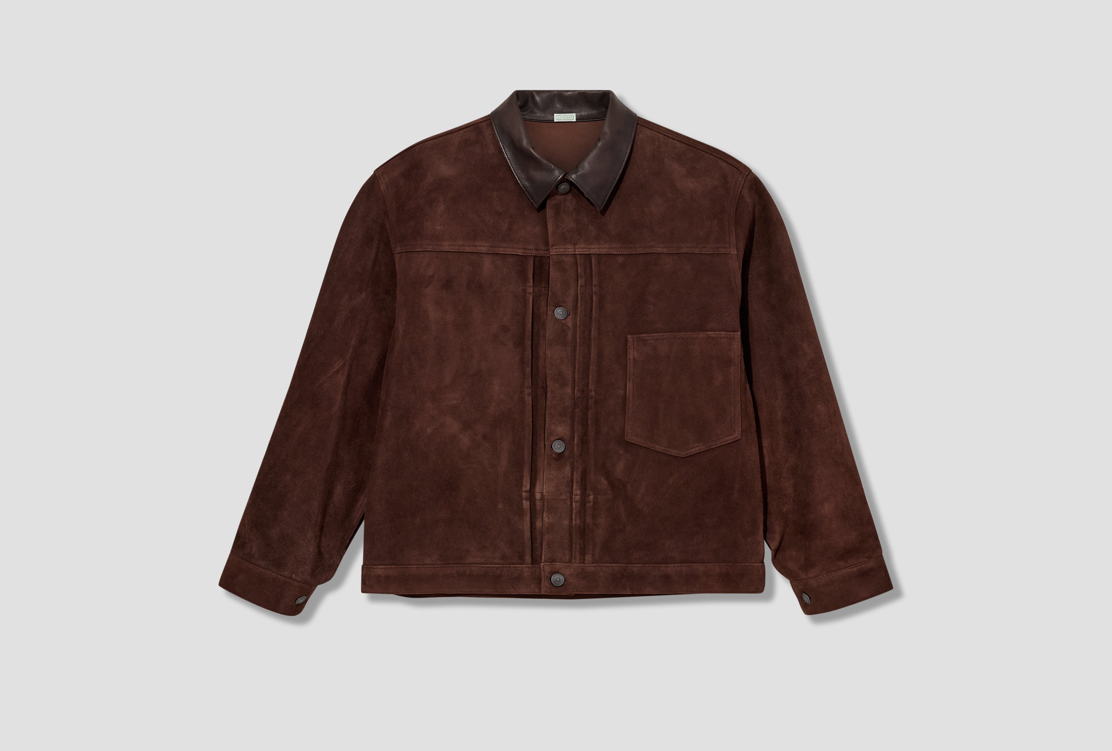 LEATHER SPORTS JACKET 26SAP-01-07 Brown