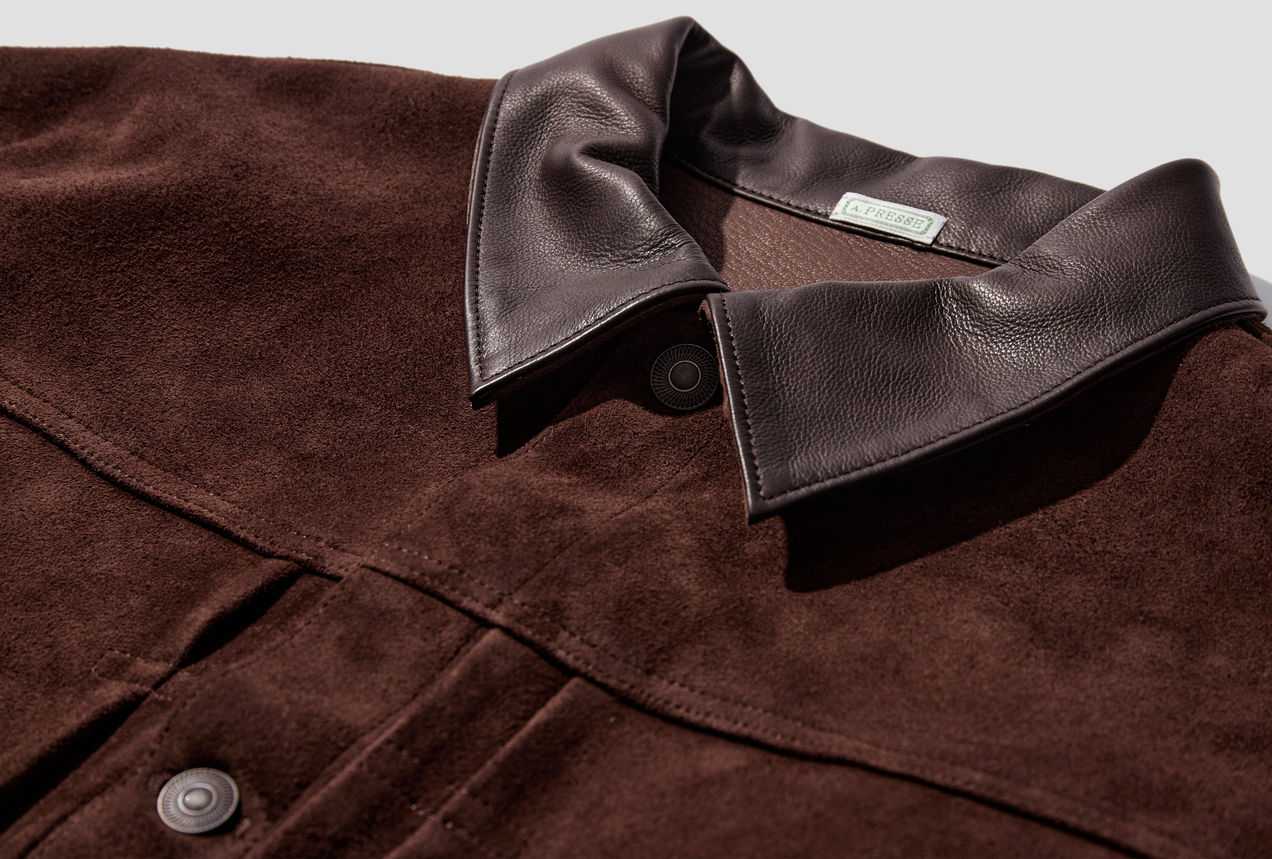 LEATHER SPORTS JACKET 26SAP-01-07 Brown