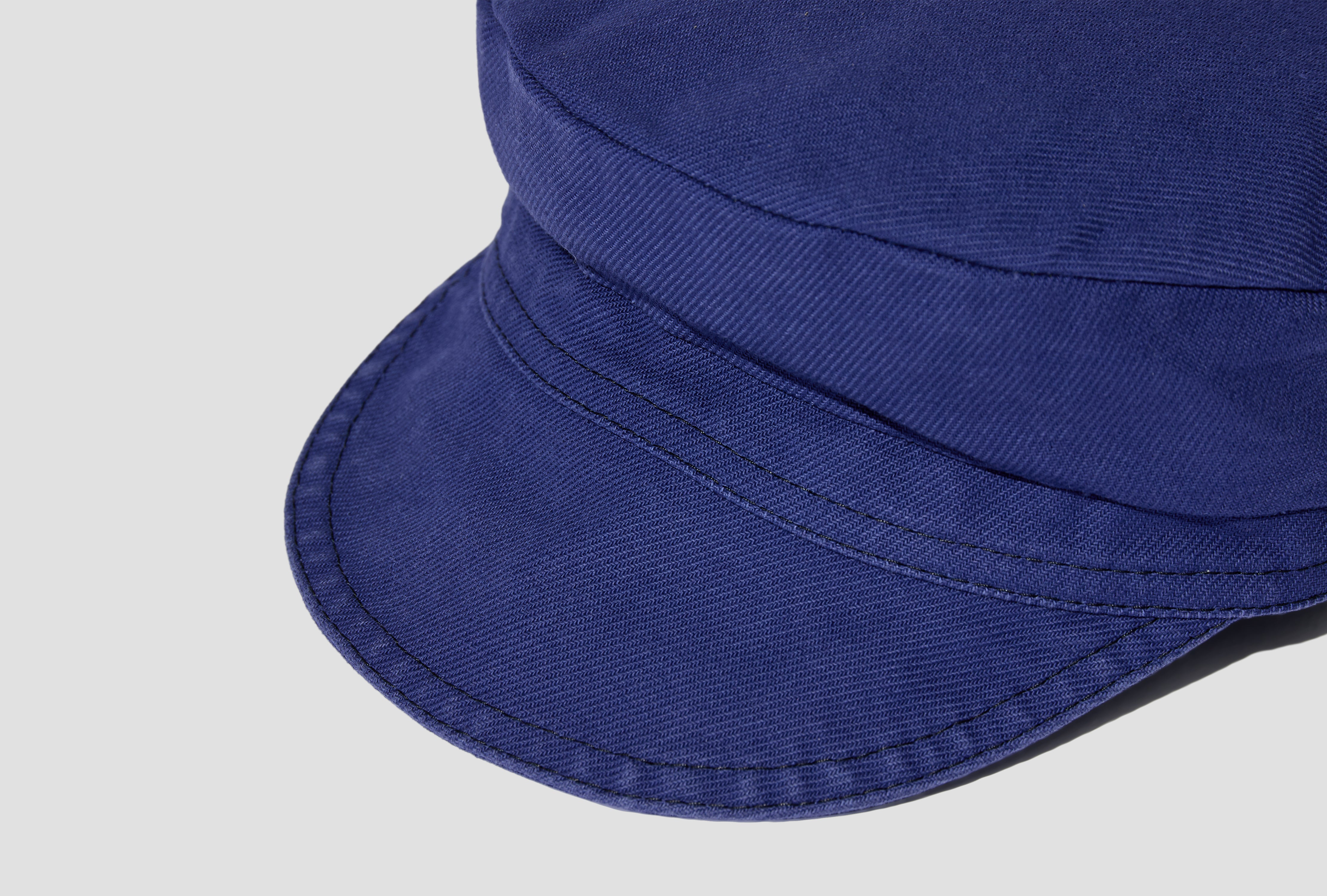 WORKWEAR CAP - DUNGAREE WASHED TWILL 1G/48 Blue