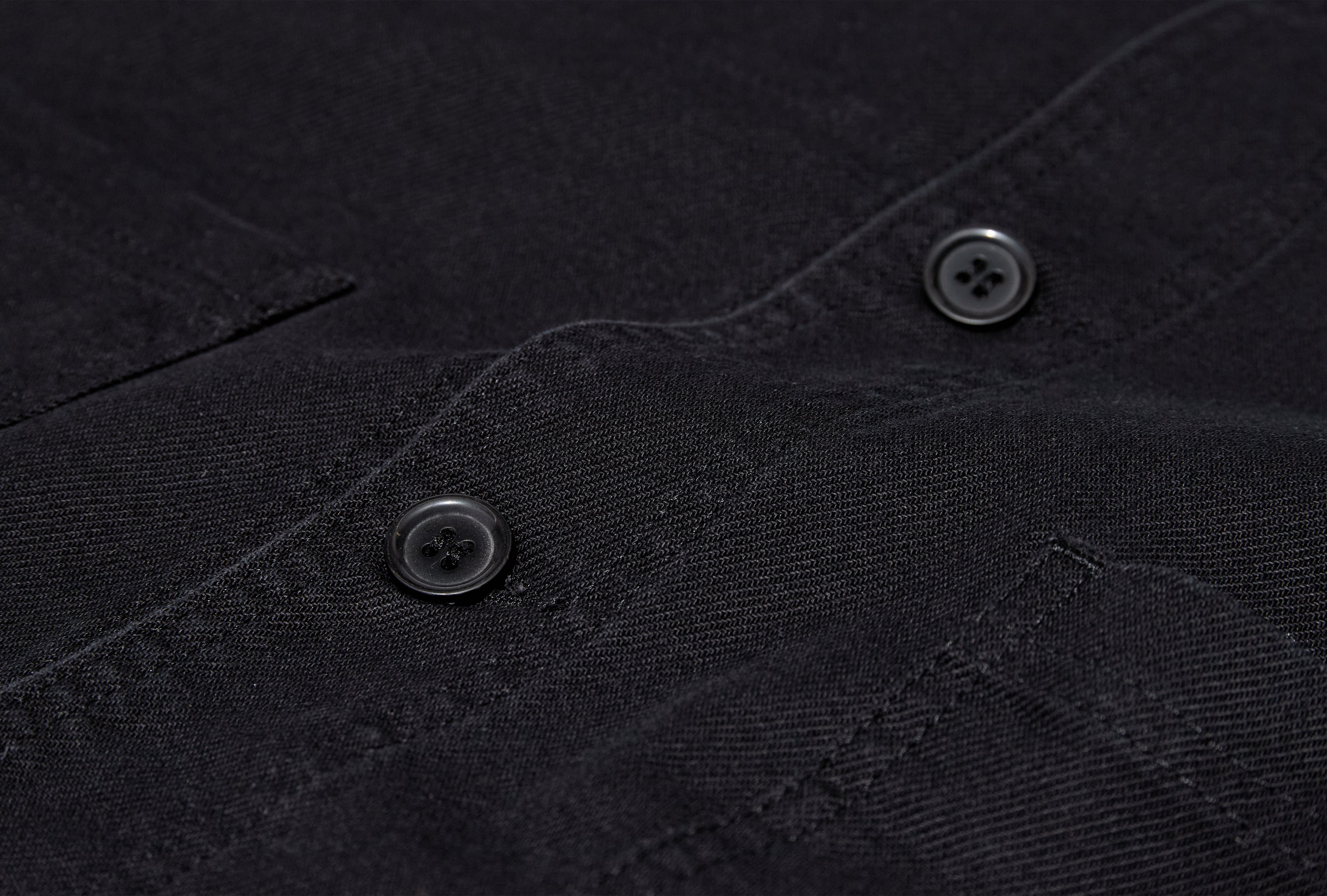 WORKWEAR JACKET - DUNGAREE WASHED TWILL 1G/5C Black