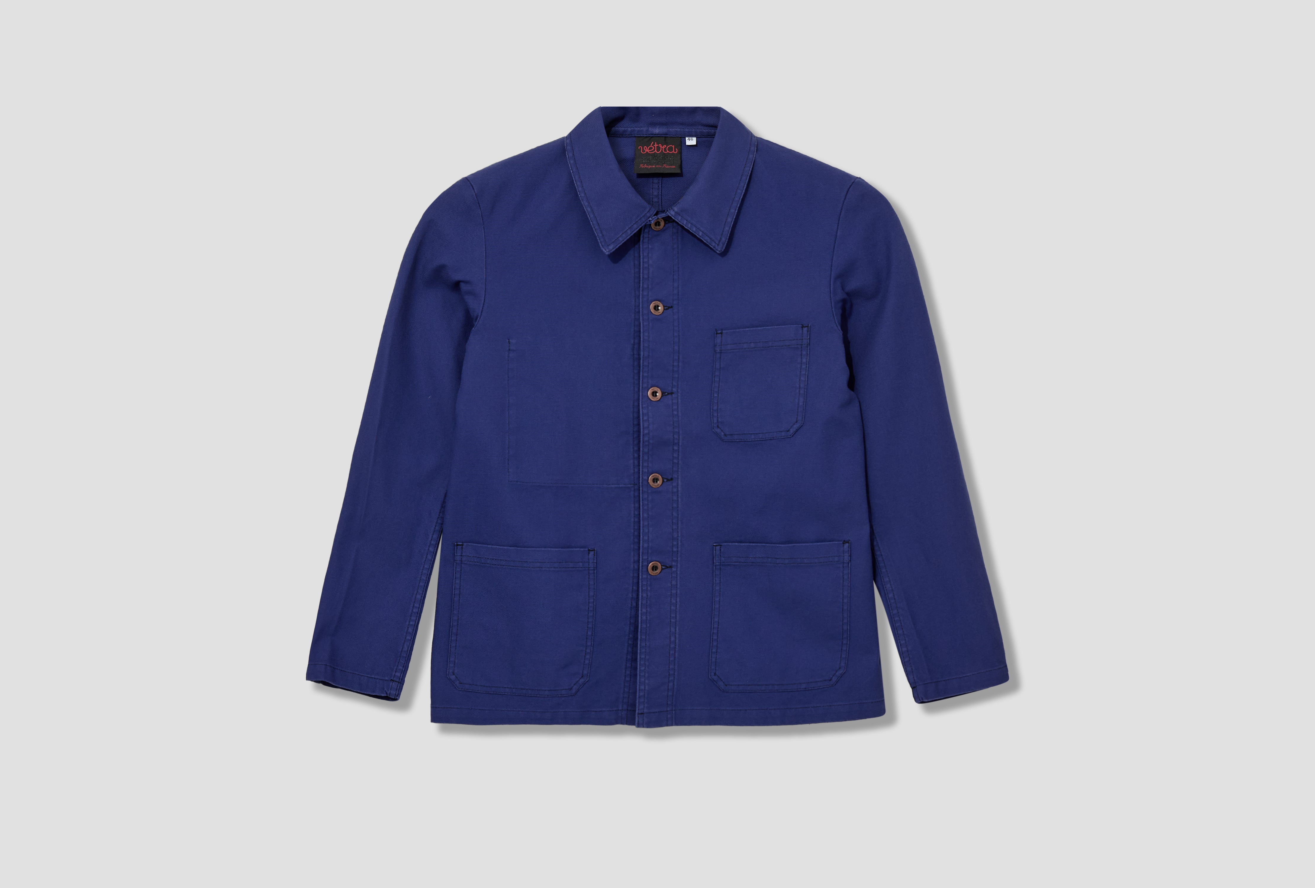 WORKWEAR JACKET - DUNGAREE WASHED TWILL 1G/5C Blue