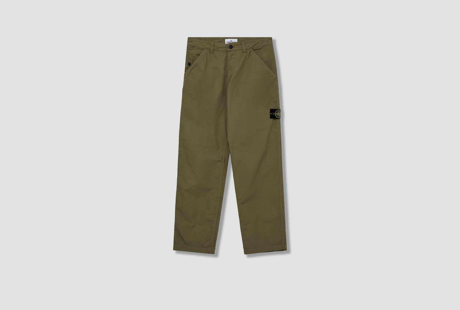 MERCERISED ORGANIC COTTON RIPSTOP GARMENT DYED L1 S15 31000 08 S0298 Green