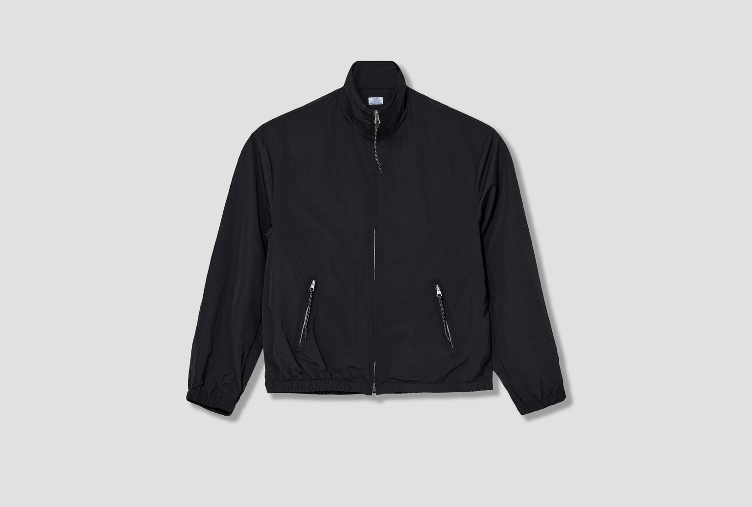 ZIP-UP SPORT JACKET UNLINED - LIMONTA NYLON CL215 Black