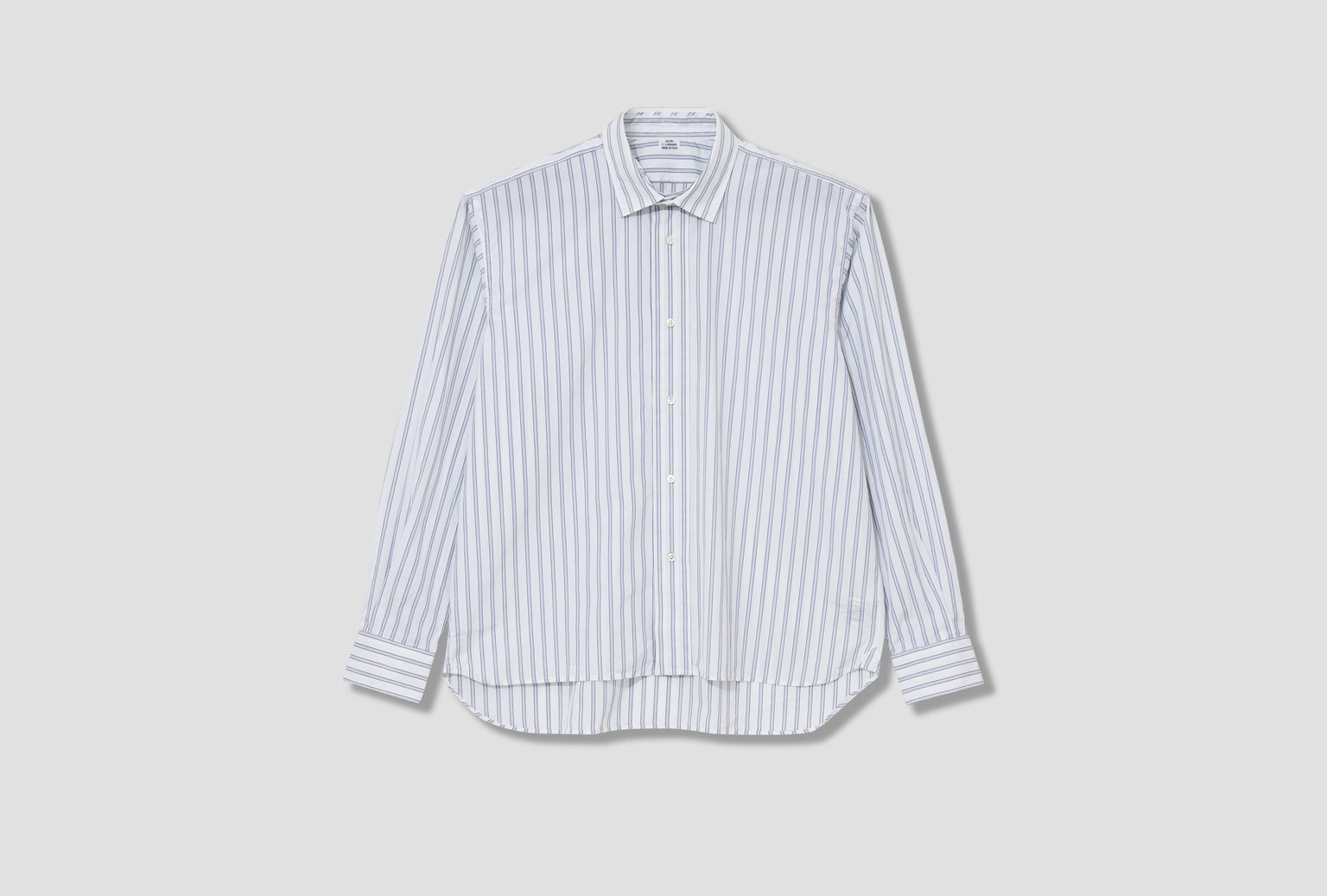 DOUBLE COLLAR SHIRT - ALBINI COTTON CL504 Blue