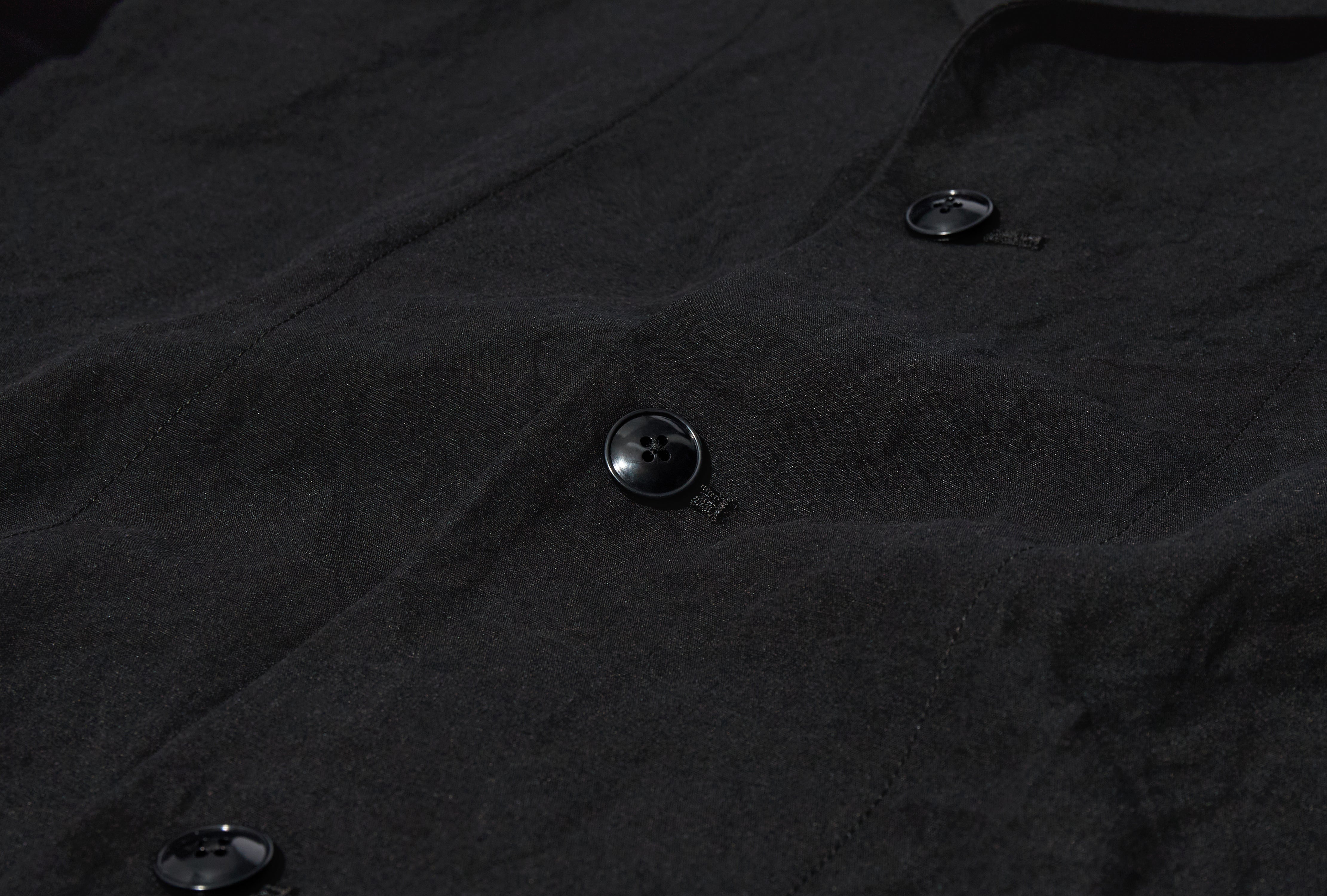 BIG BLAZER - BLACK LINEN R20Y4