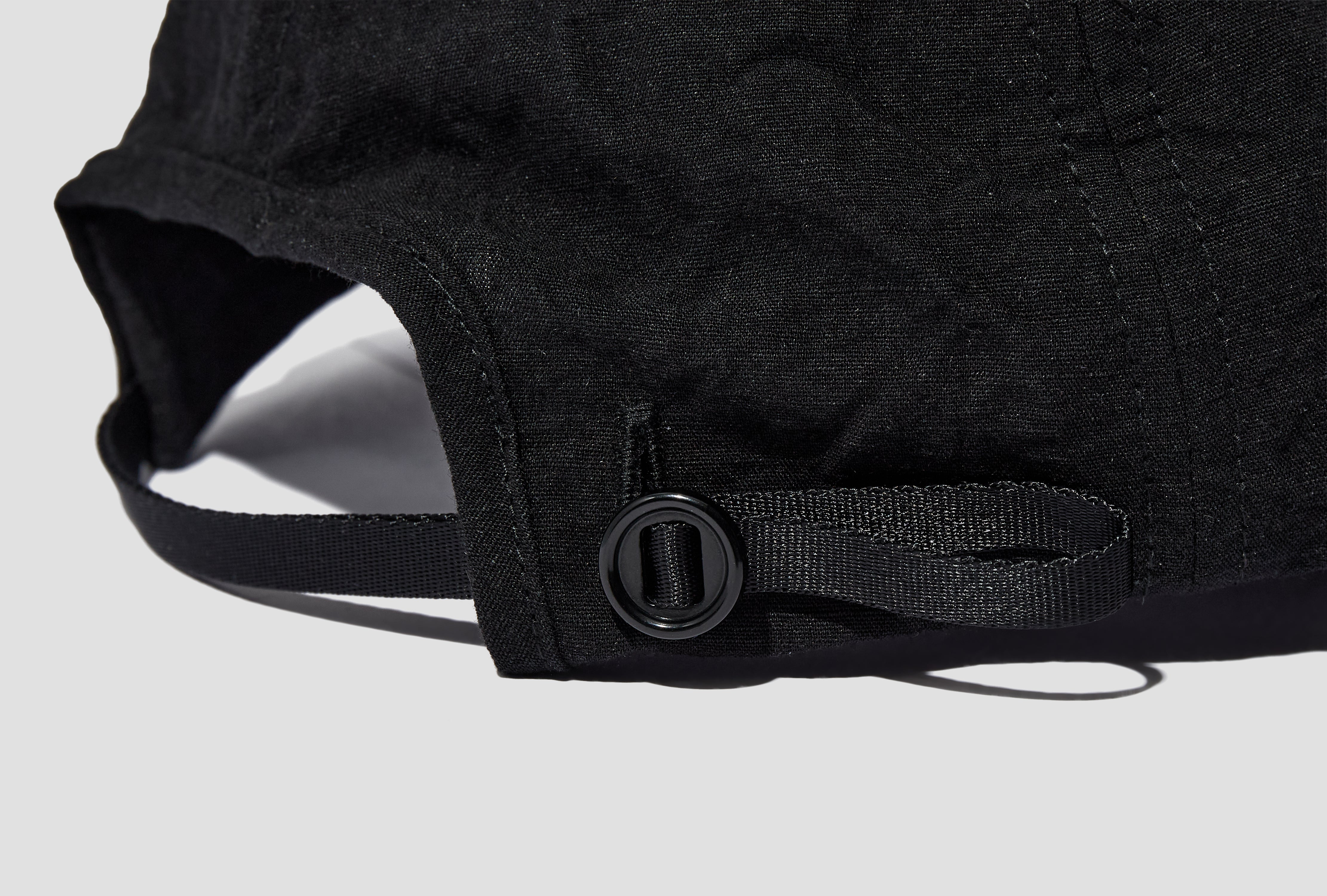 SHALLOW CAP - BLACK LINEN R20C1