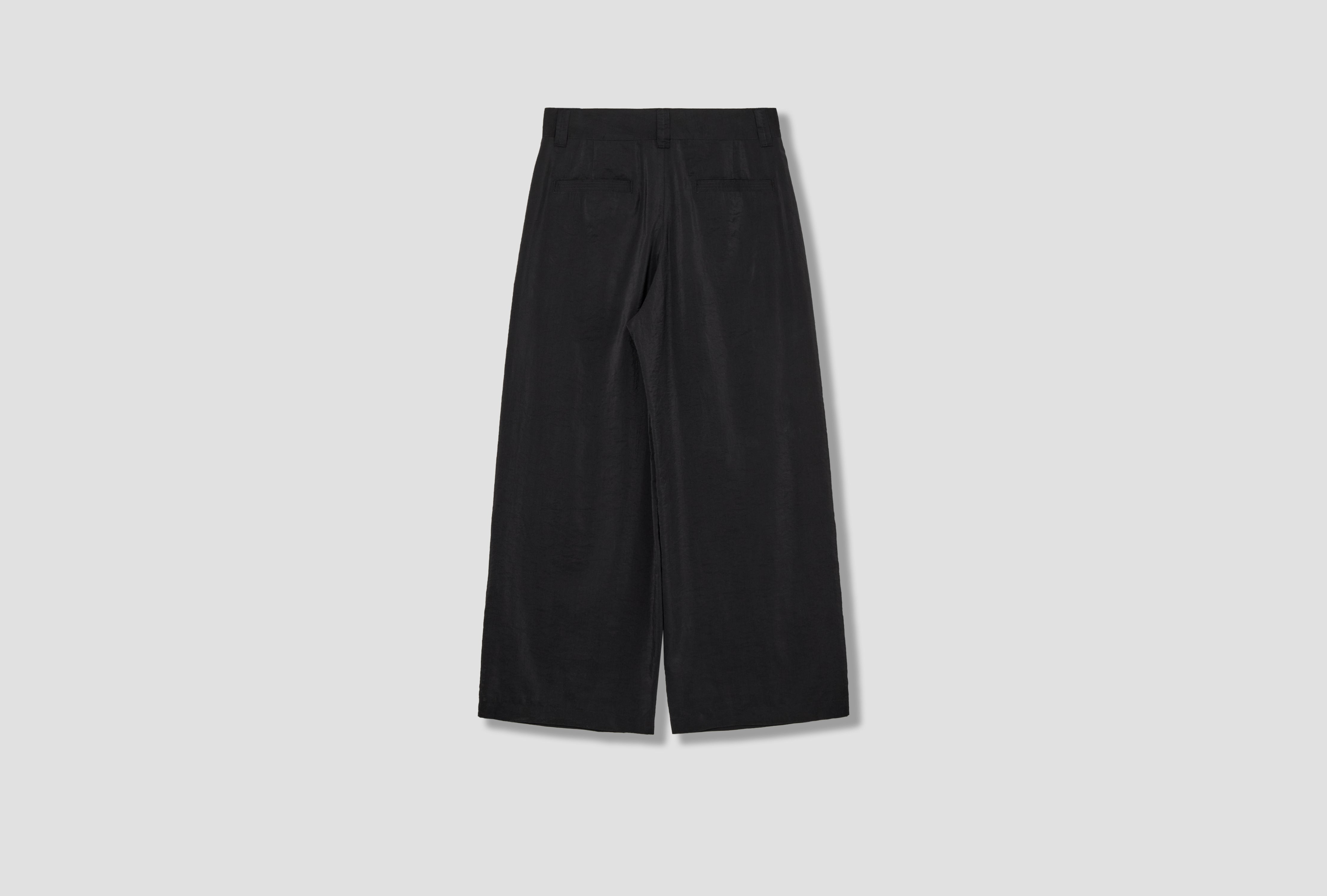 STRAIGHT TAILORED PANTS - DRY SILK PA1291 LF1308 Black
