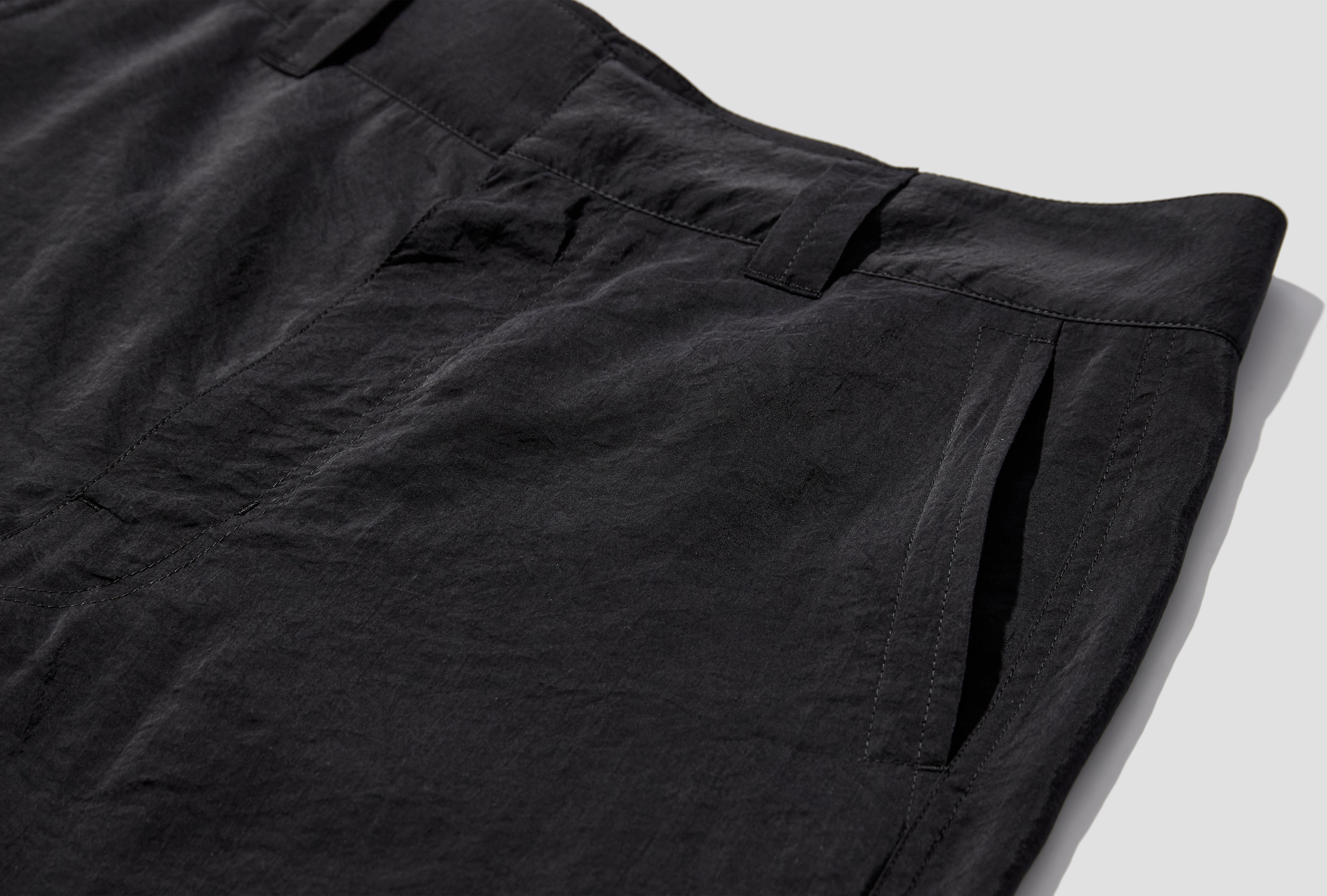 STRAIGHT TAILORED PANTS - DRY SILK PA1291 LF1308 Black