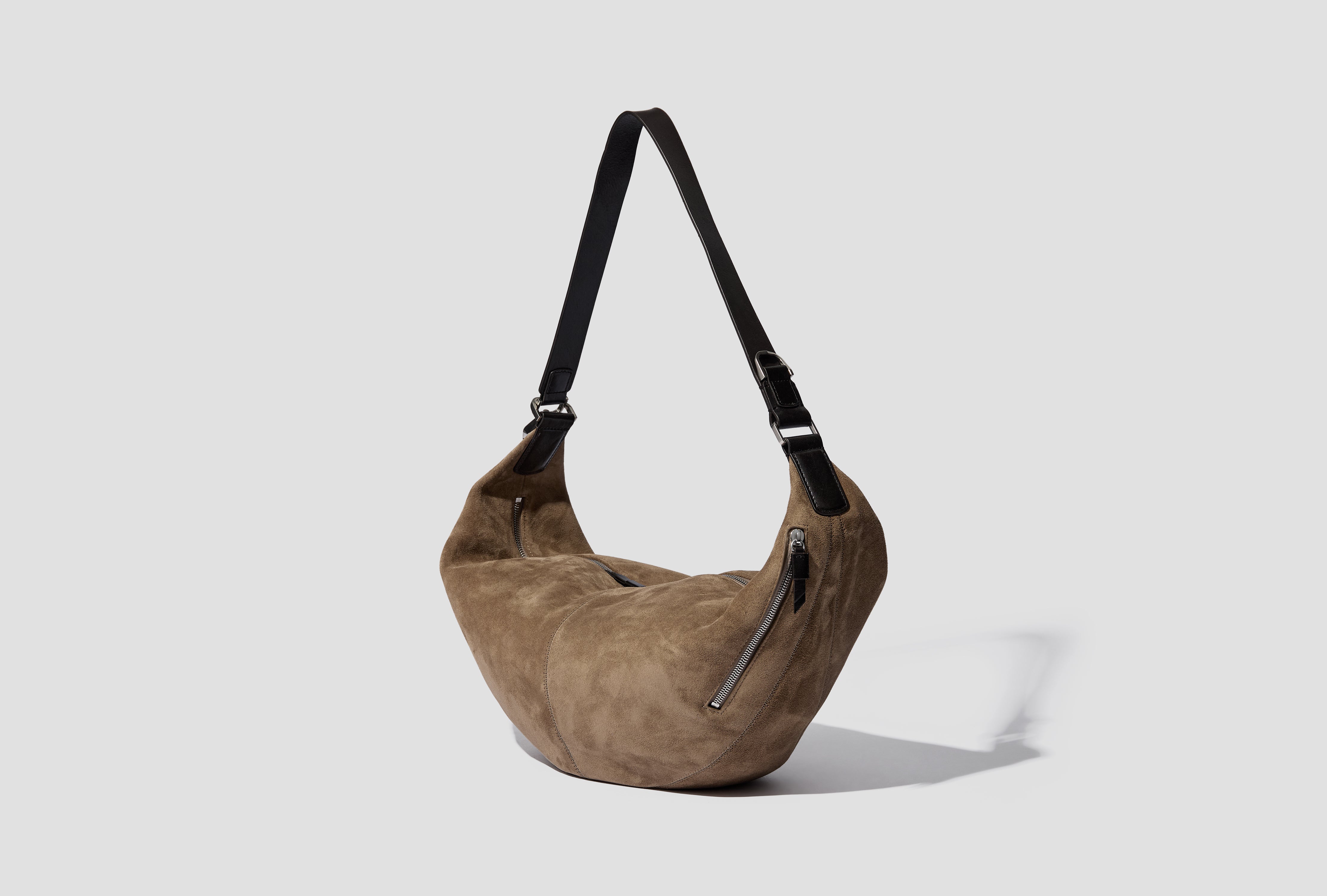 QUIVER CLIP BAG - SUEDE LEATHER BG0228 LL0125 Brown