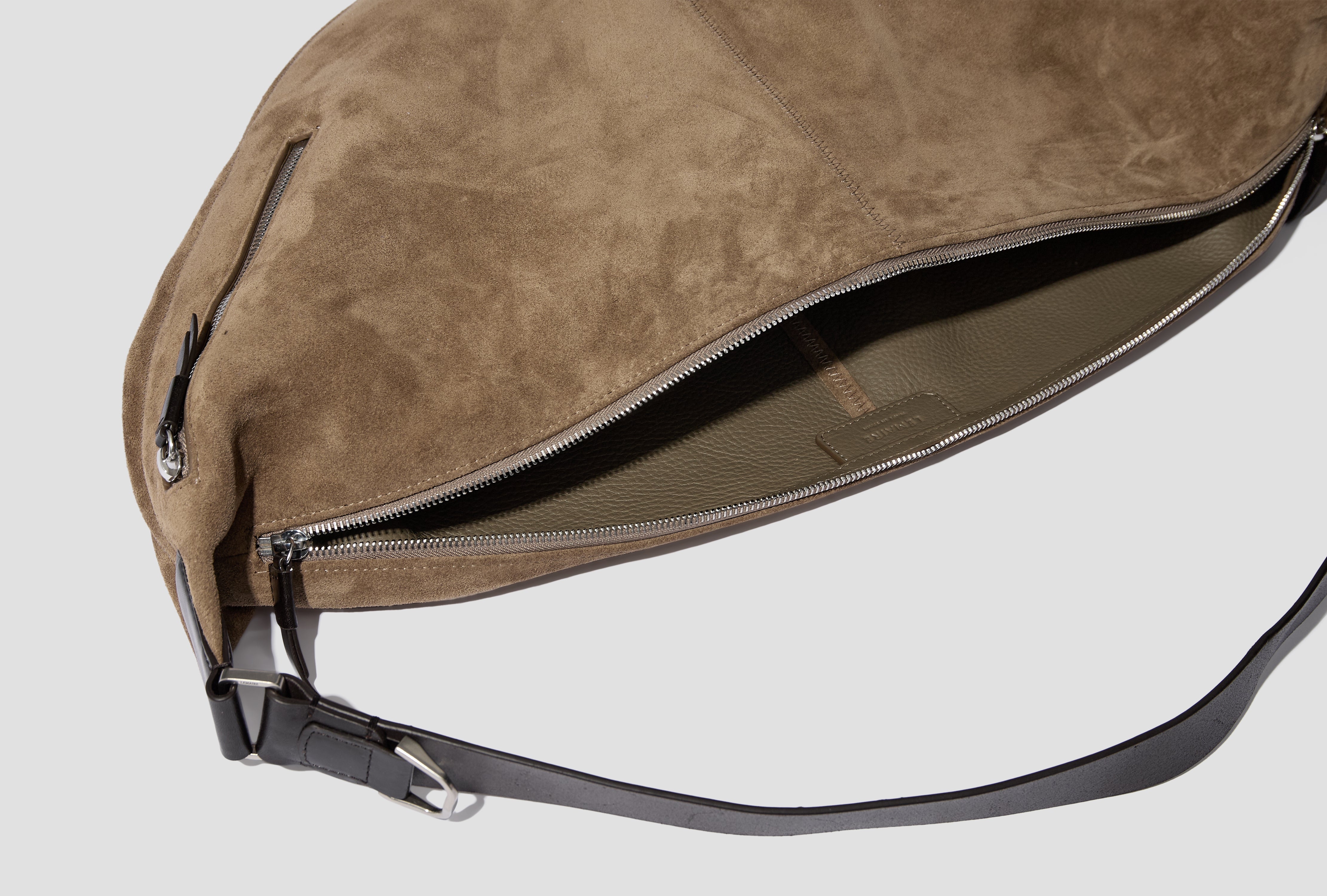 QUIVER CLIP BAG - SUEDE LEATHER BG0228 LL0125 Brown