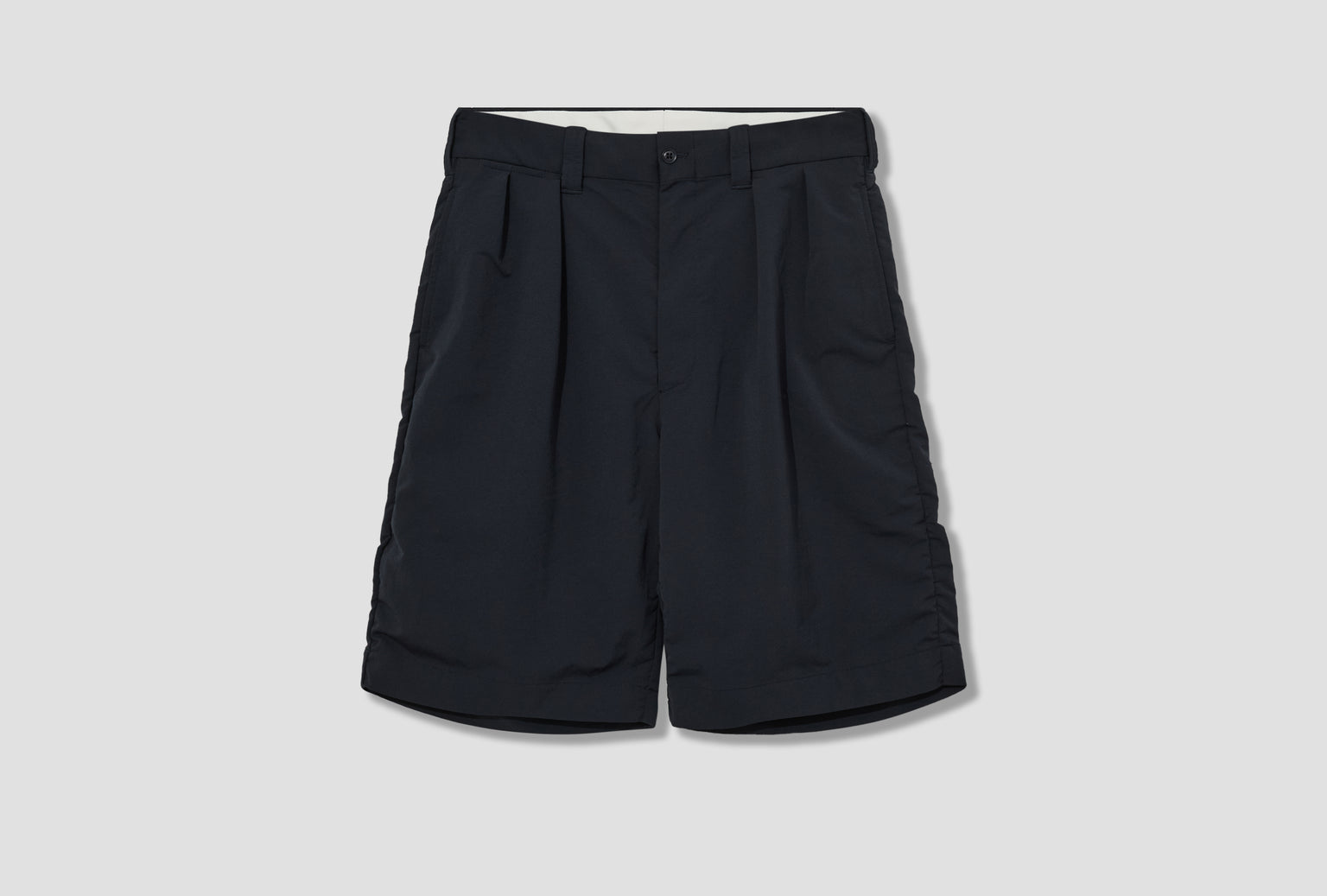 ALPHADRY DOUBLE PLEAT SHORTS S26SD065E Navy