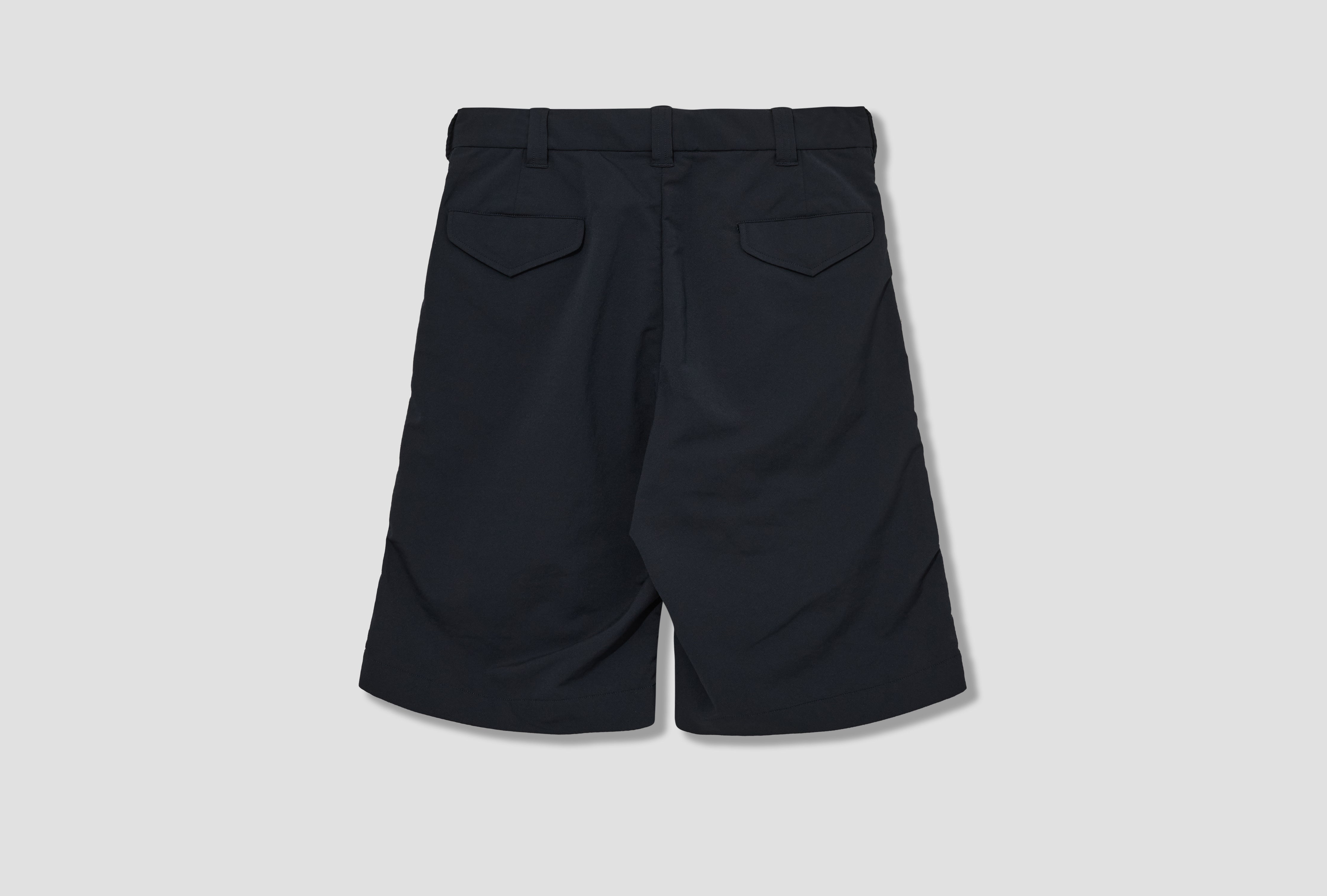 ALPHADRY DOUBLE PLEAT SHORTS S26SD065E Navy