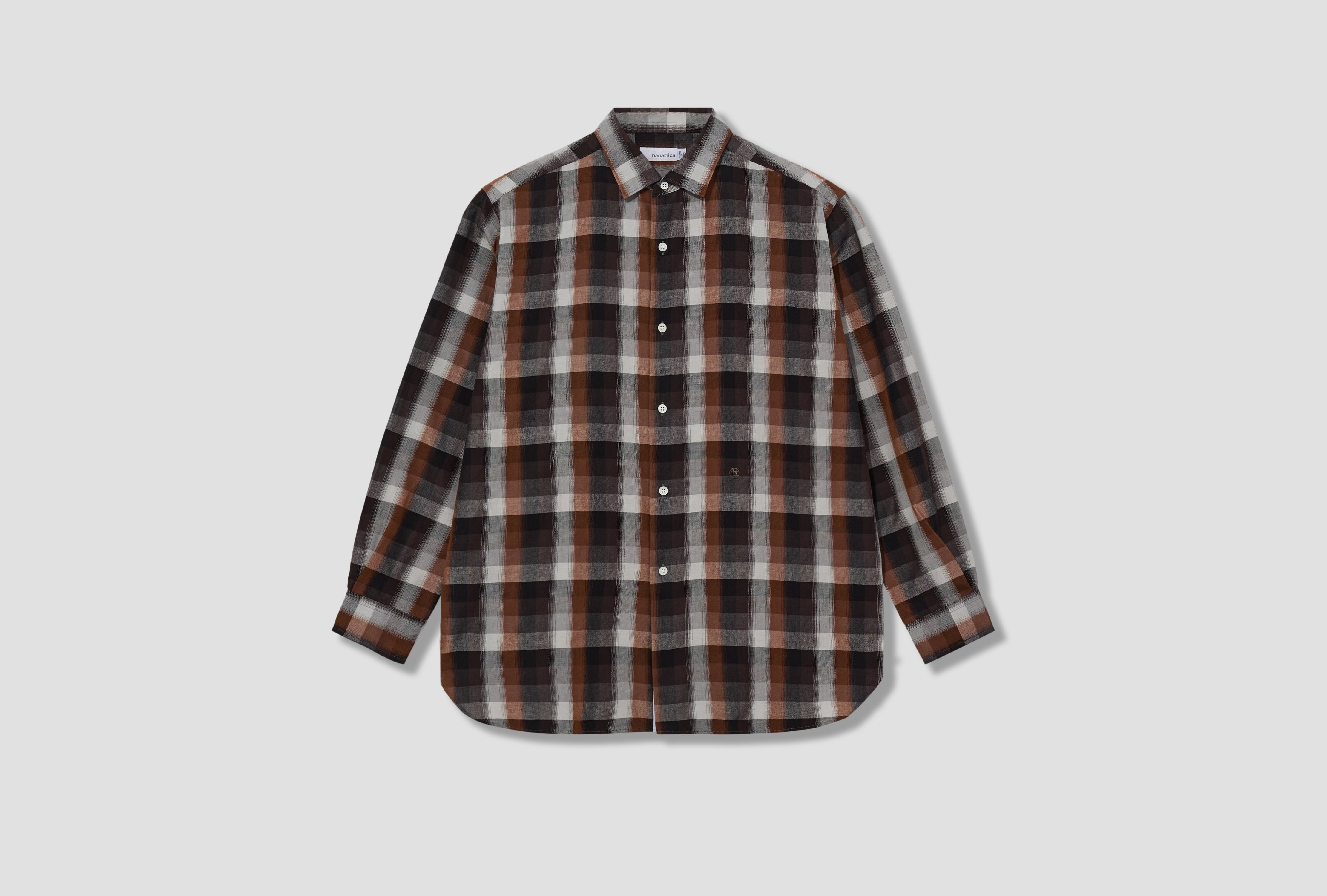 REGULAR COLLAR WIND SHIRT S26SG059E Brown