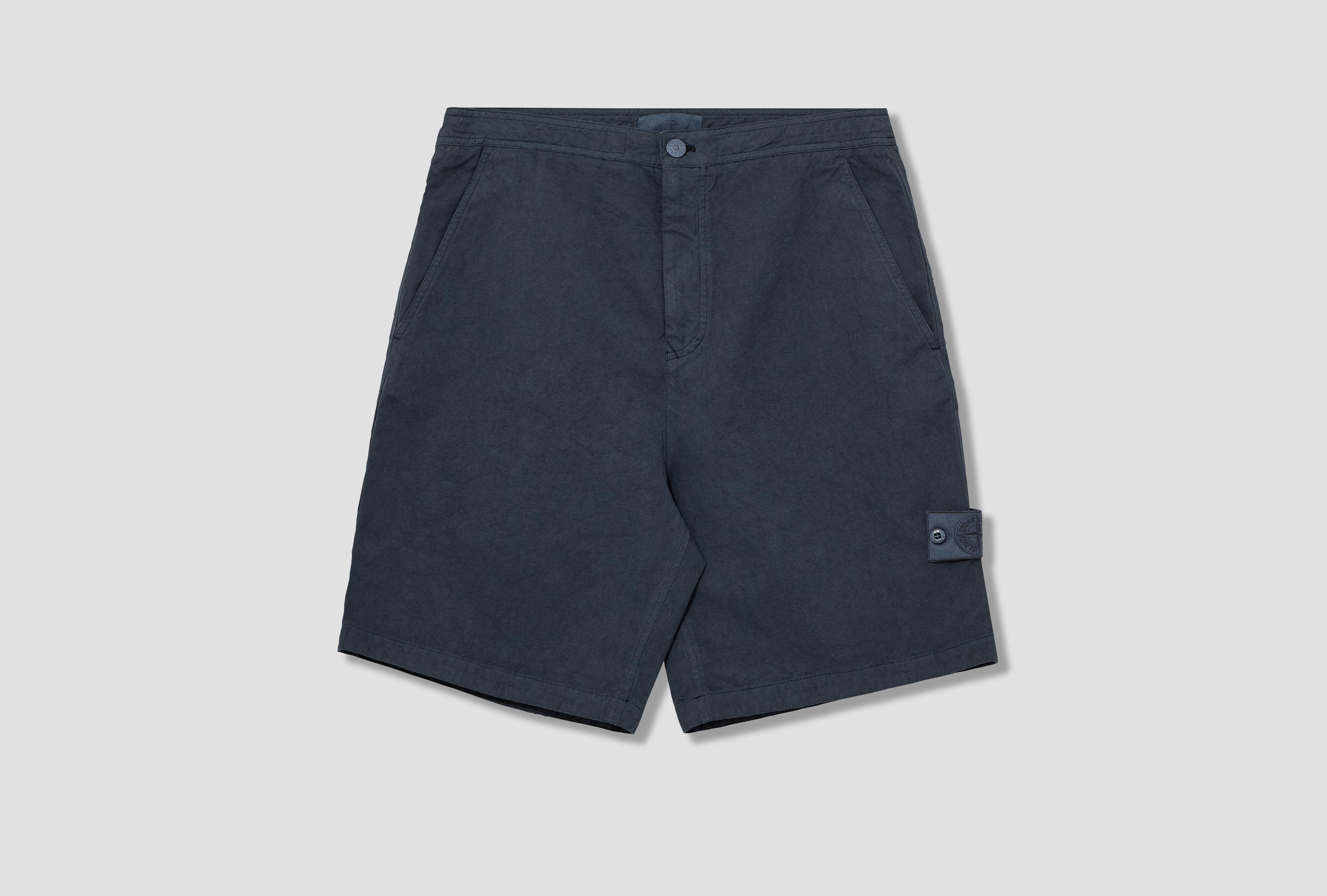 COTTON LINEN CANVAS GARMENT DYED S.I. GHOST L1 S15 L1000 03 S0F36 Blue
