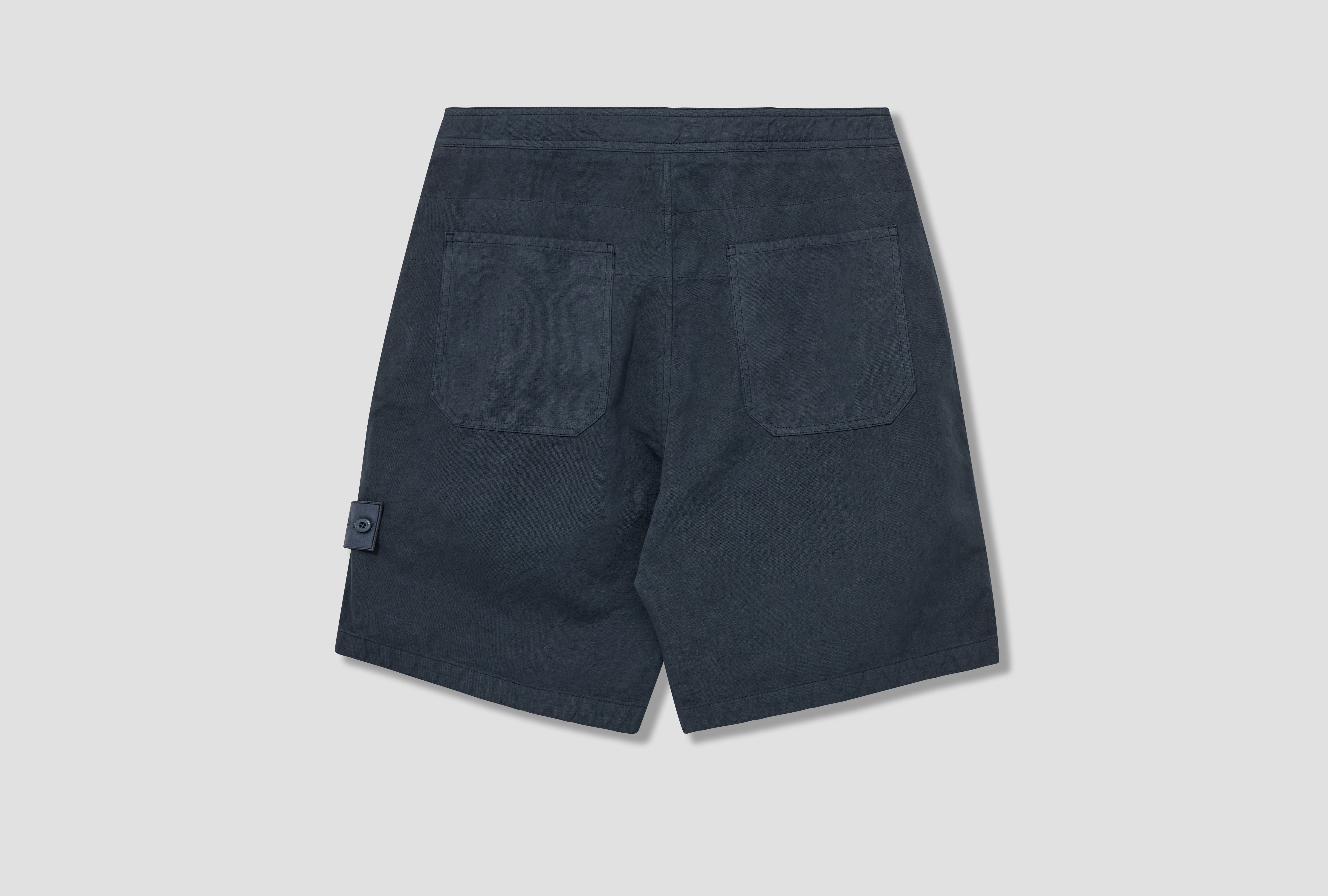 COTTON LINEN CANVAS GARMENT DYED S.I. GHOST L1 S15 L1000 03 S0F36 Blue