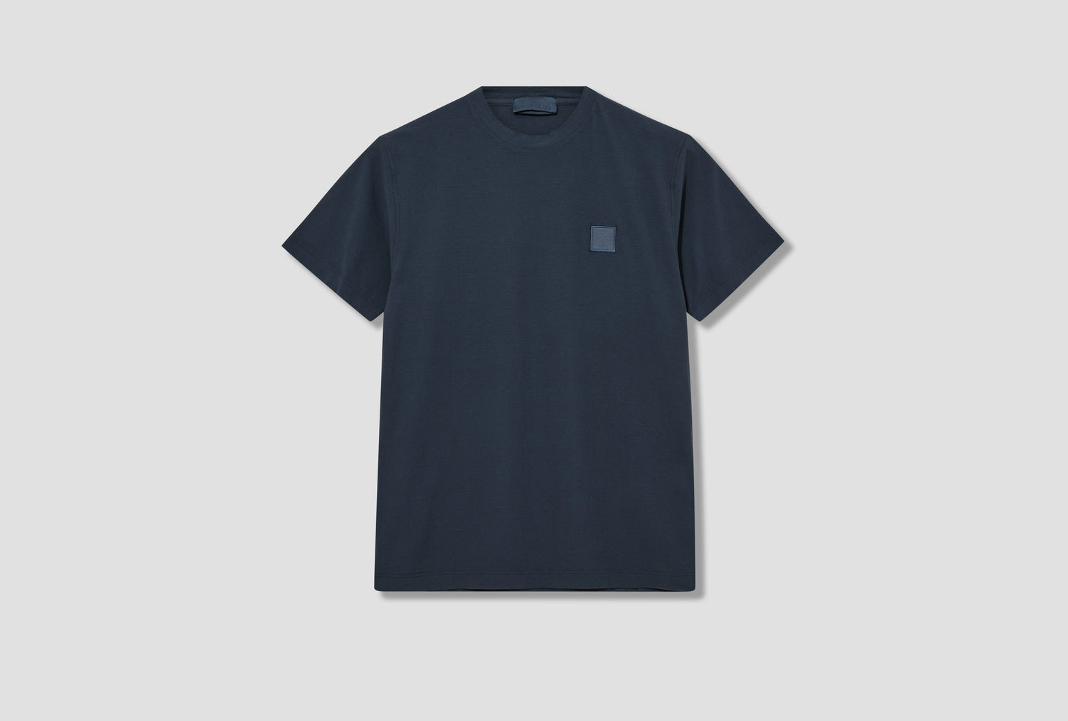 ORGANIC COTTON JERSEY CREPE GARMENT DYED S.I. GHOST L1 S15 21000 21 S0F11 Blue