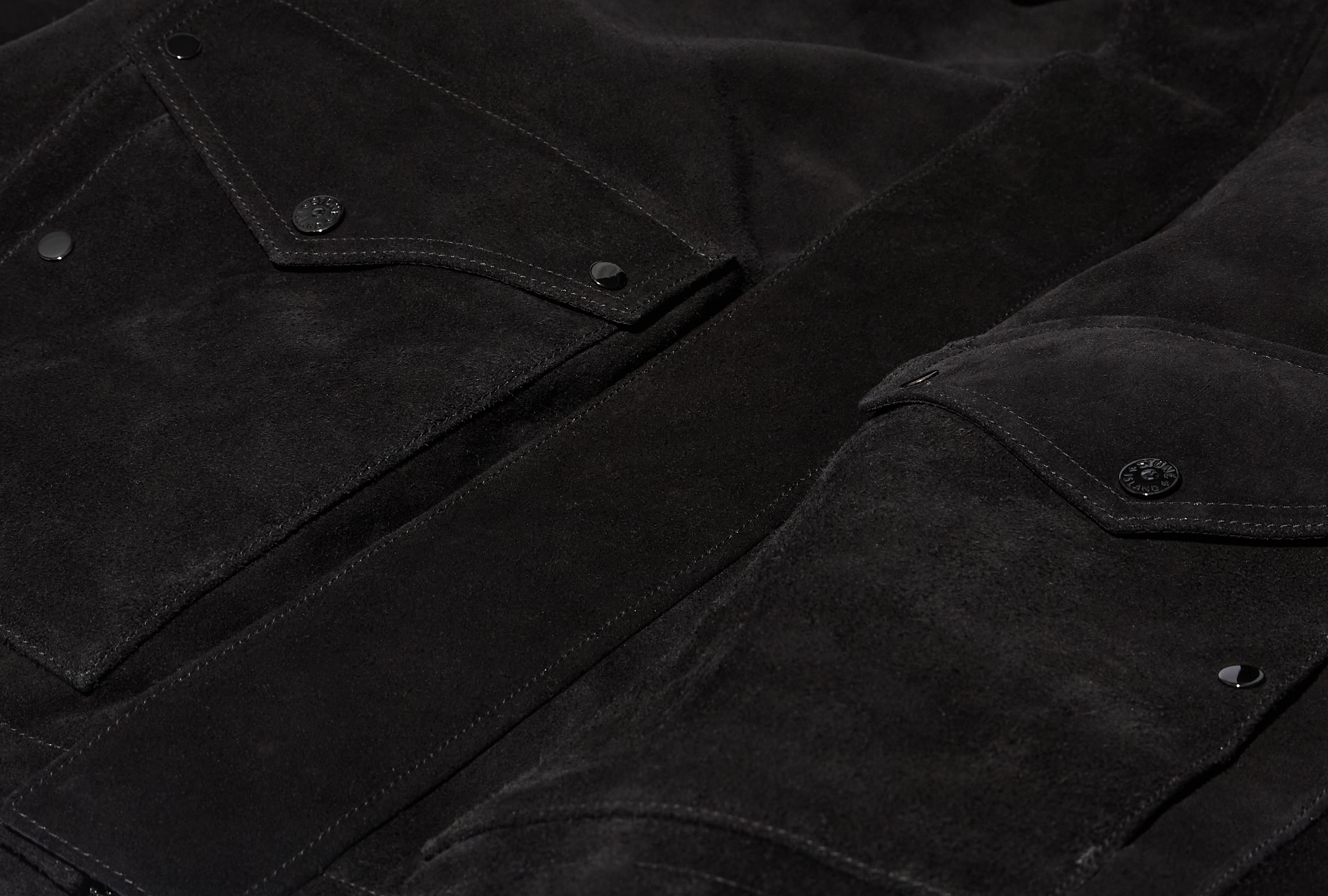 SPLIT LEATHER S.I. GHOST L1 S15 01000 02 S0F31 Black