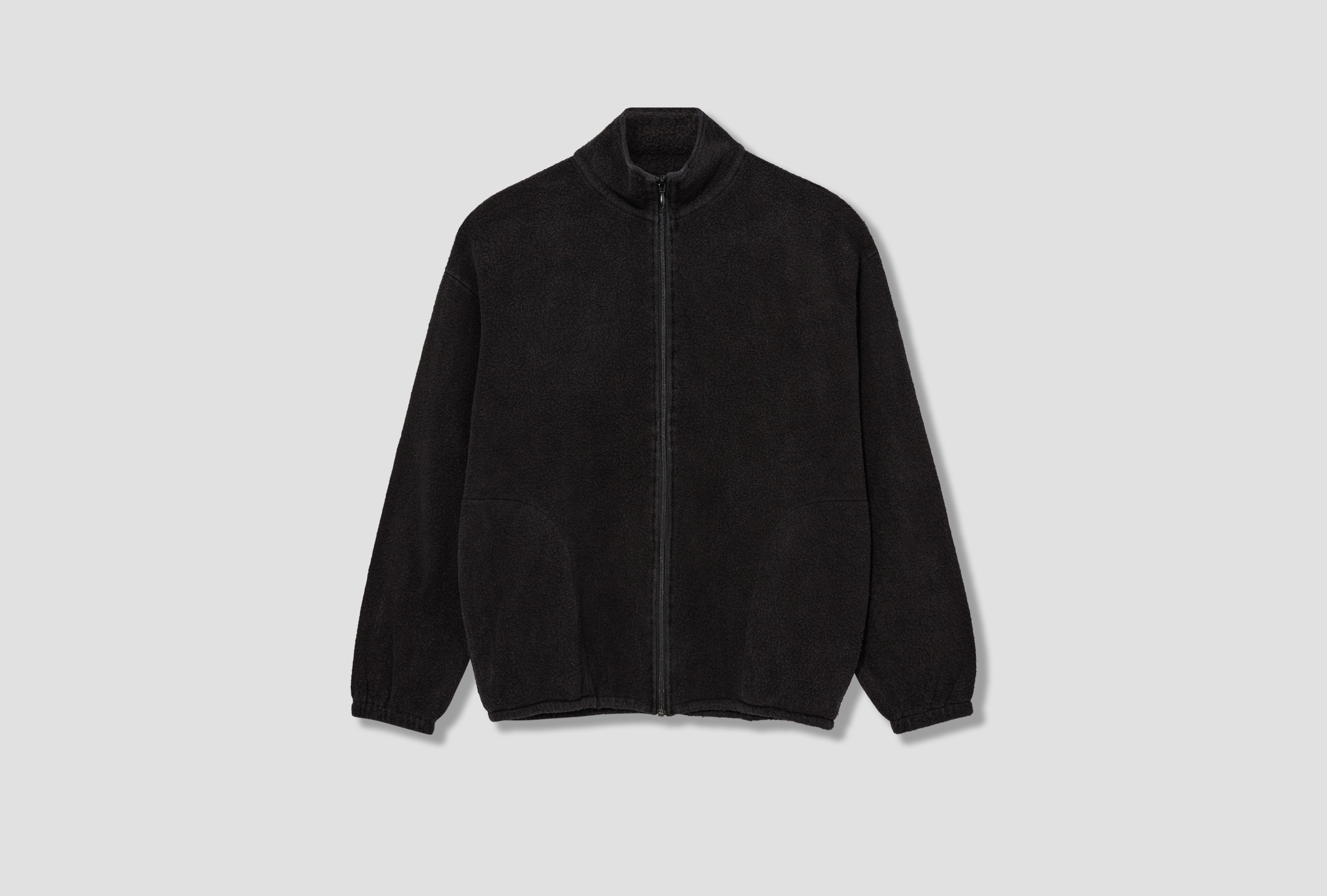 FLEECE ZIP JACKET C03-05011 Black