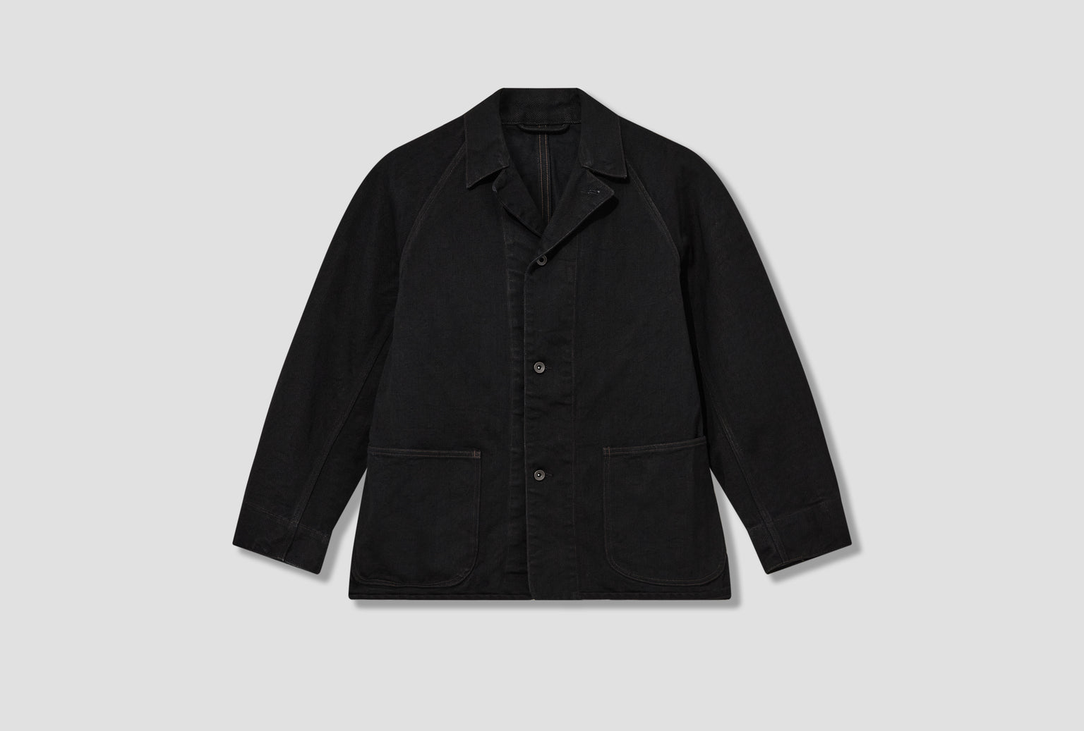 BLACK DENIM WORK JACKET D01-01002 Black