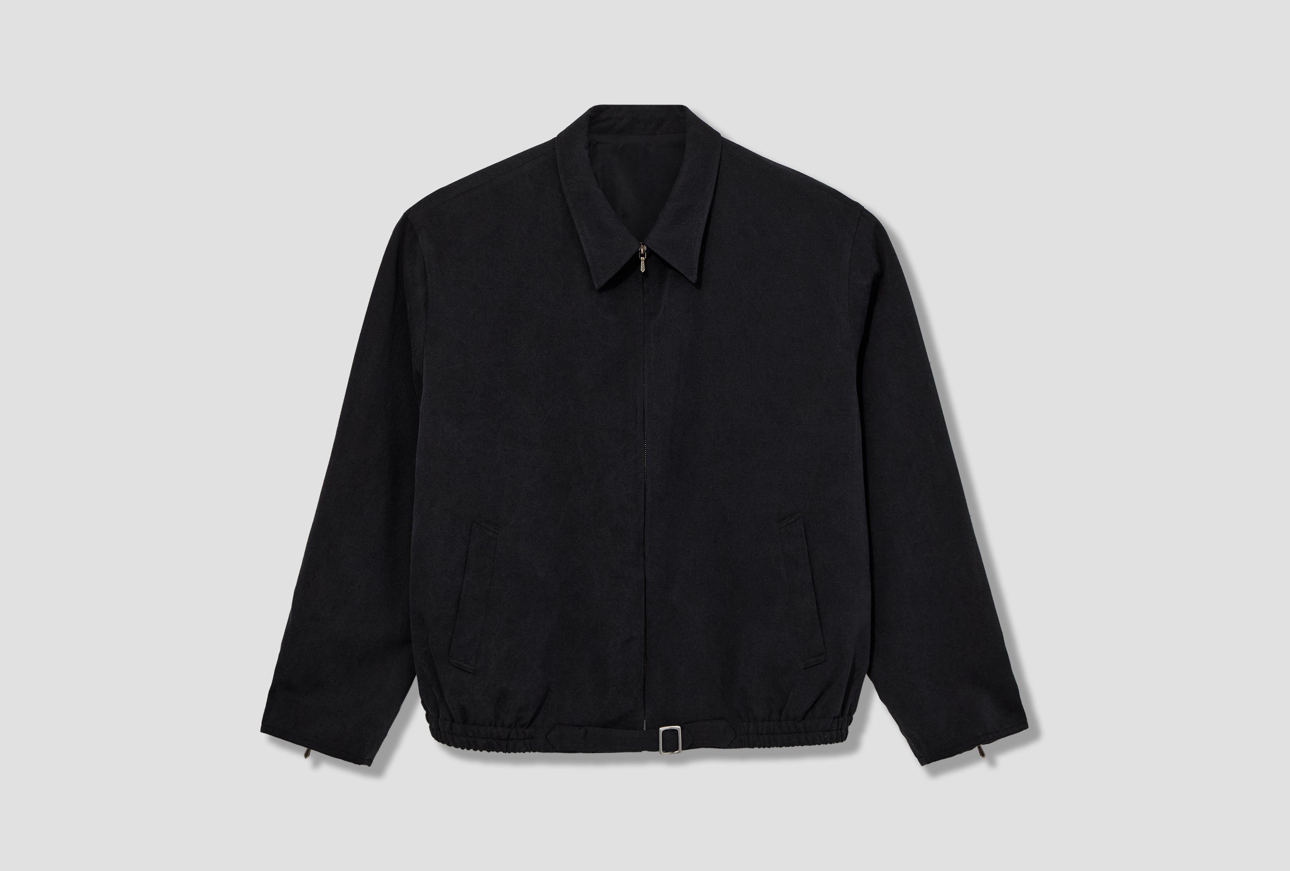 WASHED SILK SOUVENIR JACKET 26SAP-01-30 Black