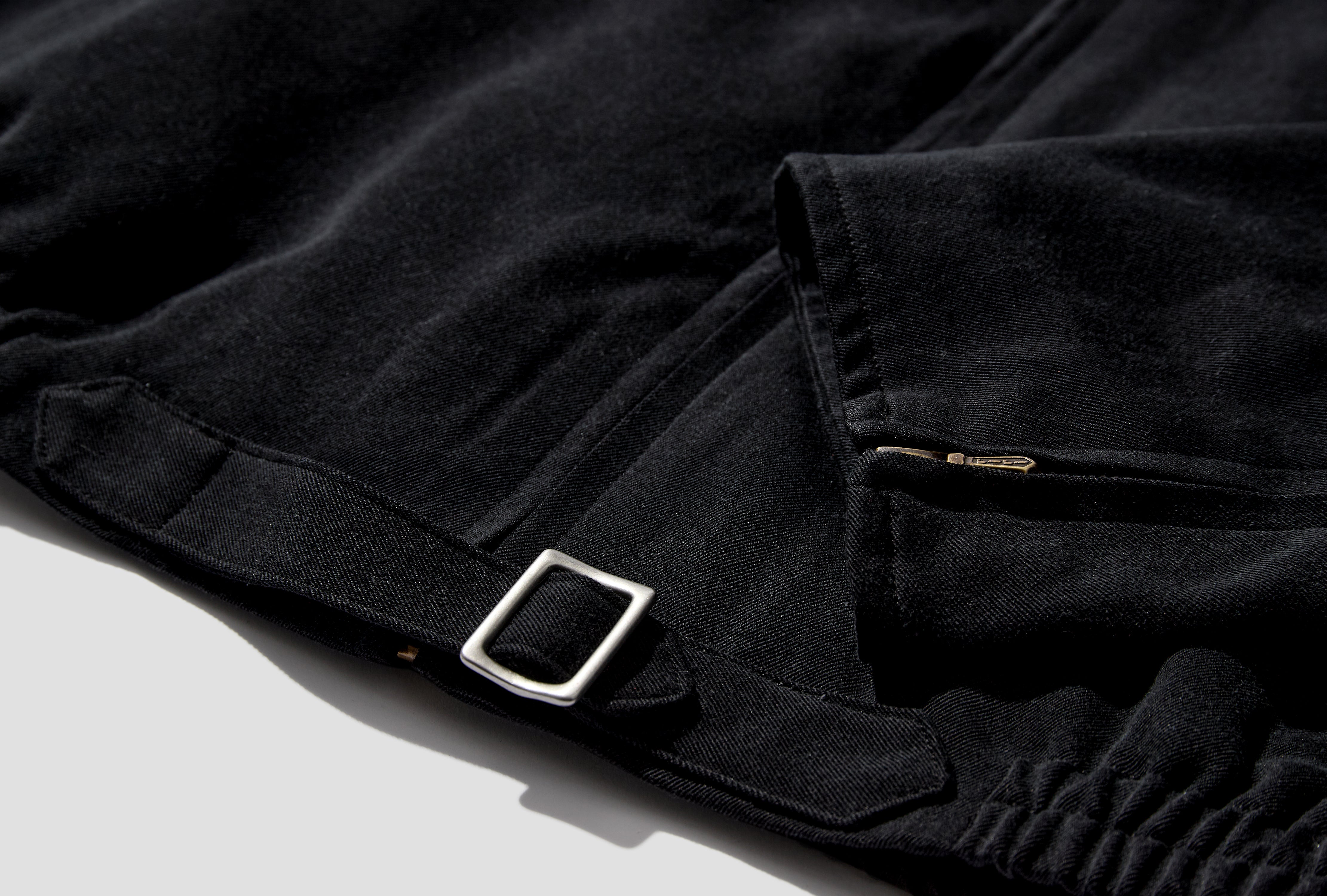 WASHED SILK SOUVENIR JACKET 26SAP-01-30 Black