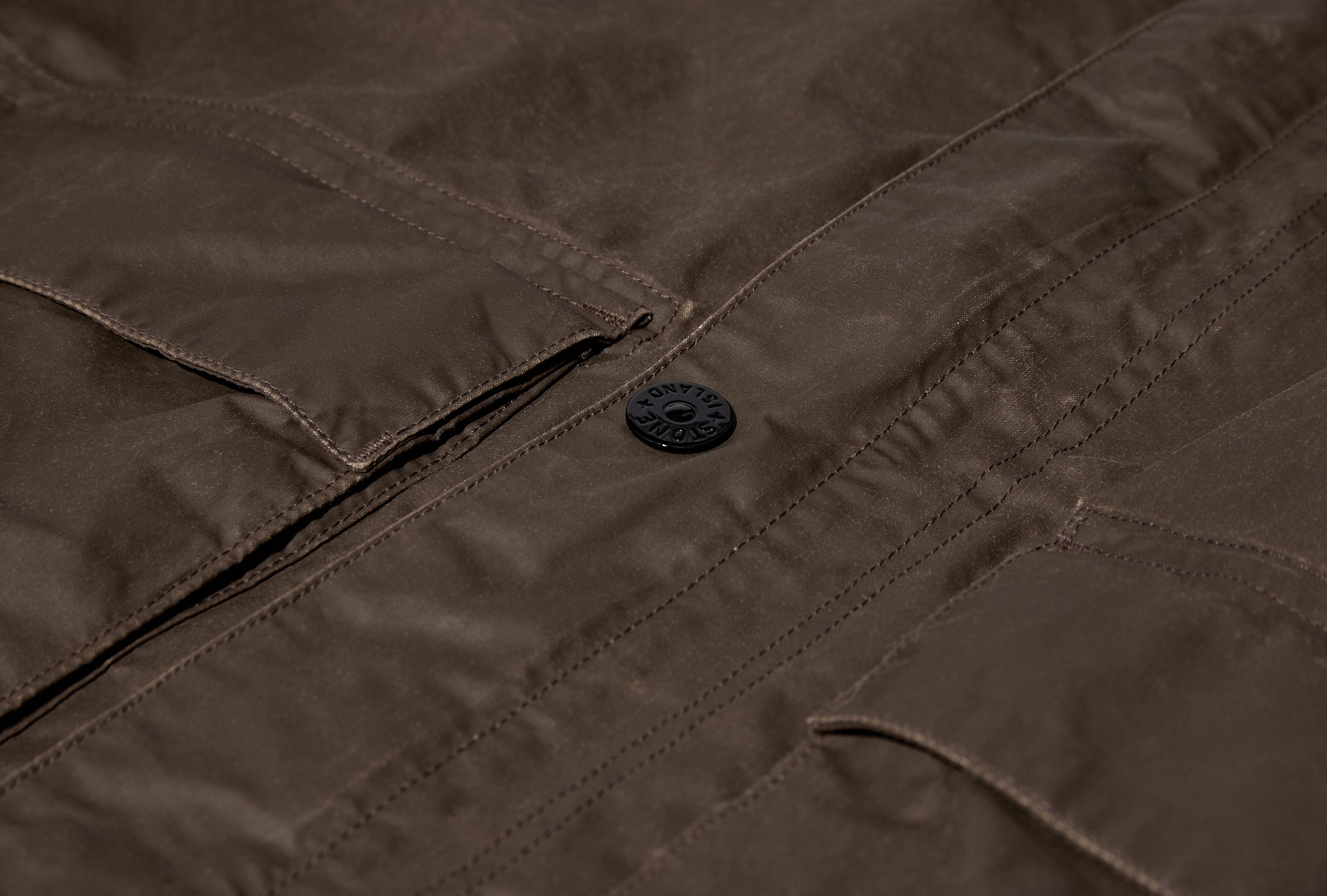 WAXED PIGMENT COTTON TELA L1 S15 41000 54 S0290 Brown