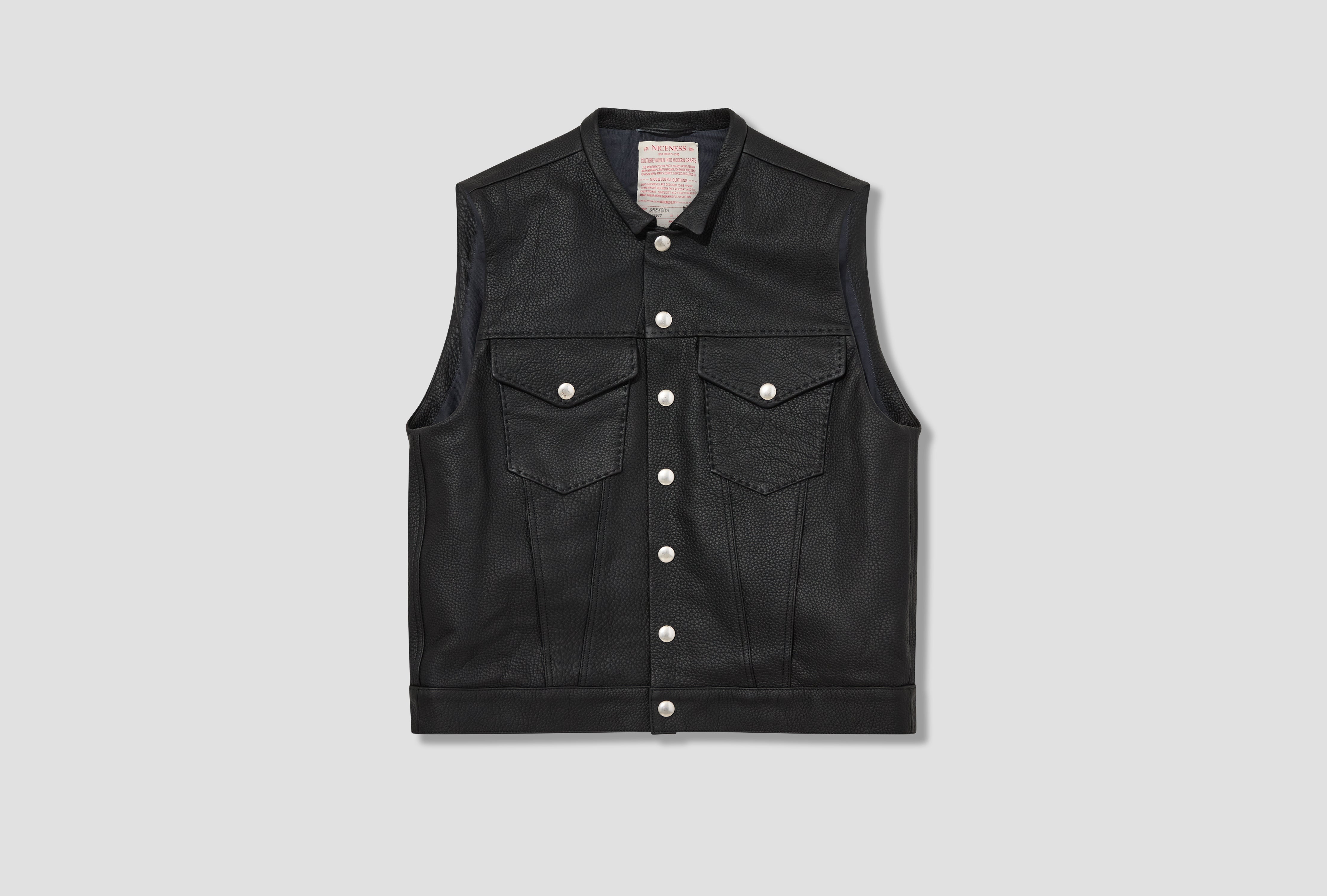 DREXCIYA - TAURILLON BIKER VEST NN-0105V17 Black