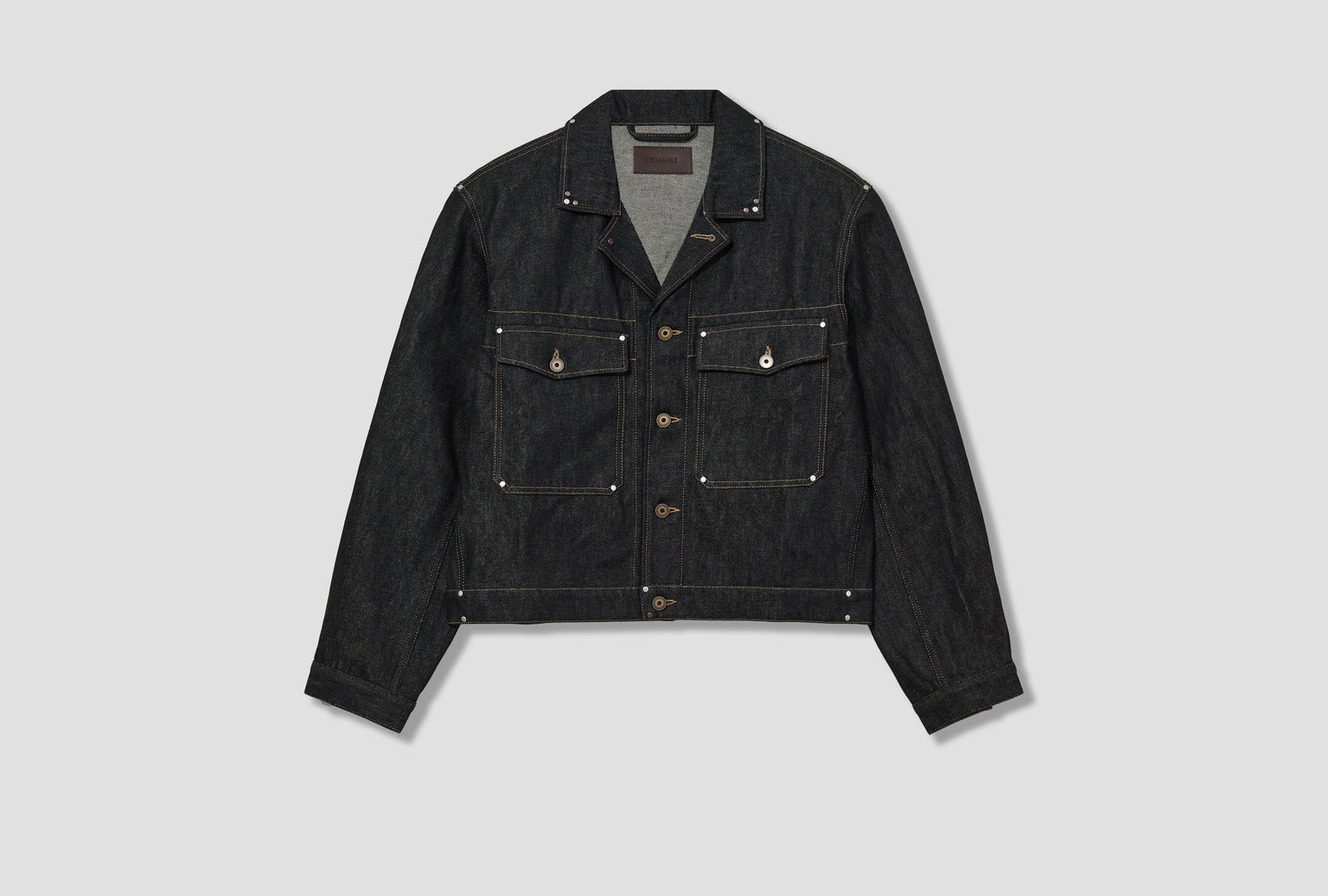 TRUCKER JACKET - HEAVY SLATE DENIM OW1234 LD1061 Blue