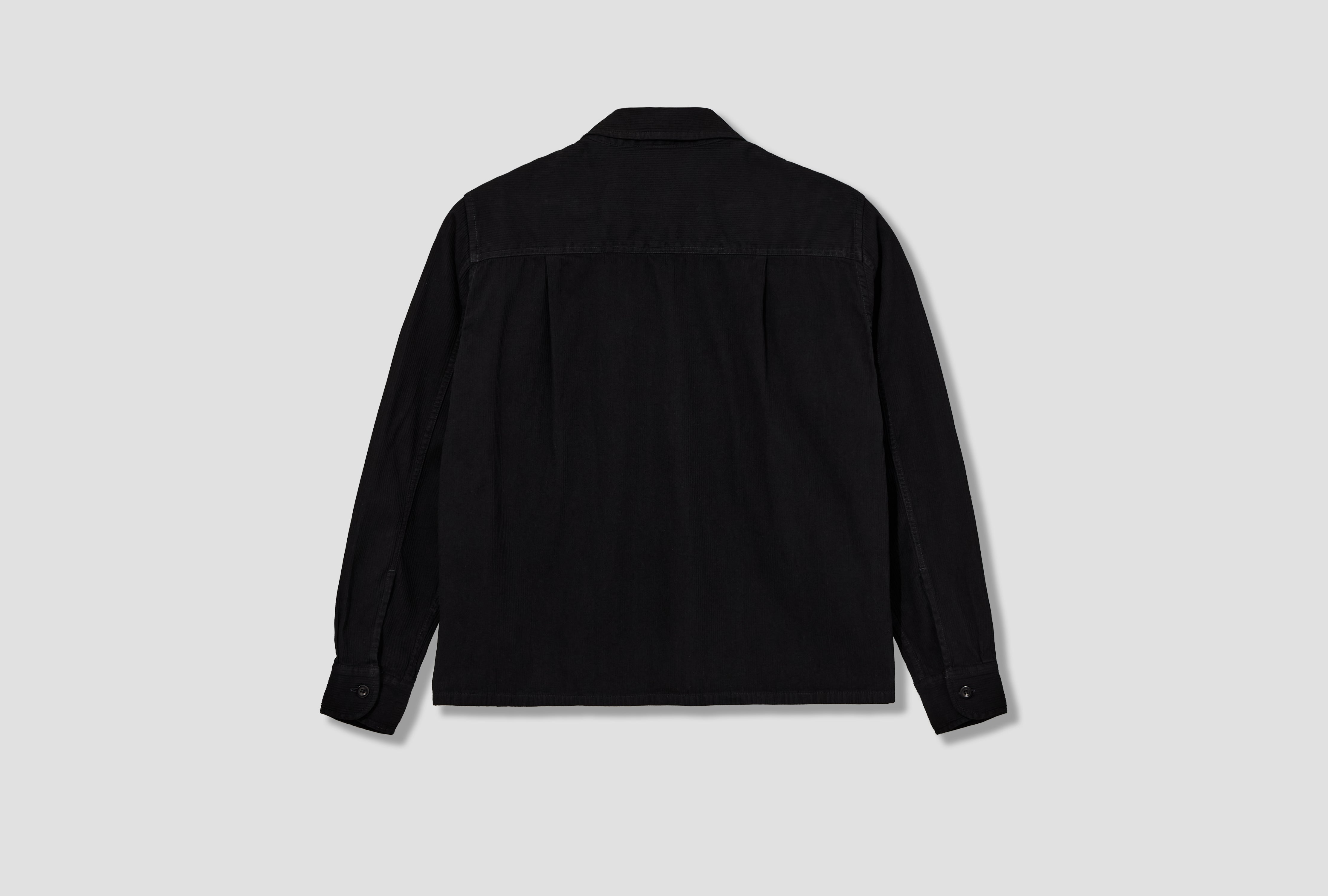 NIGHT SHIRT - OVERDYED BLACK SS-026-007B