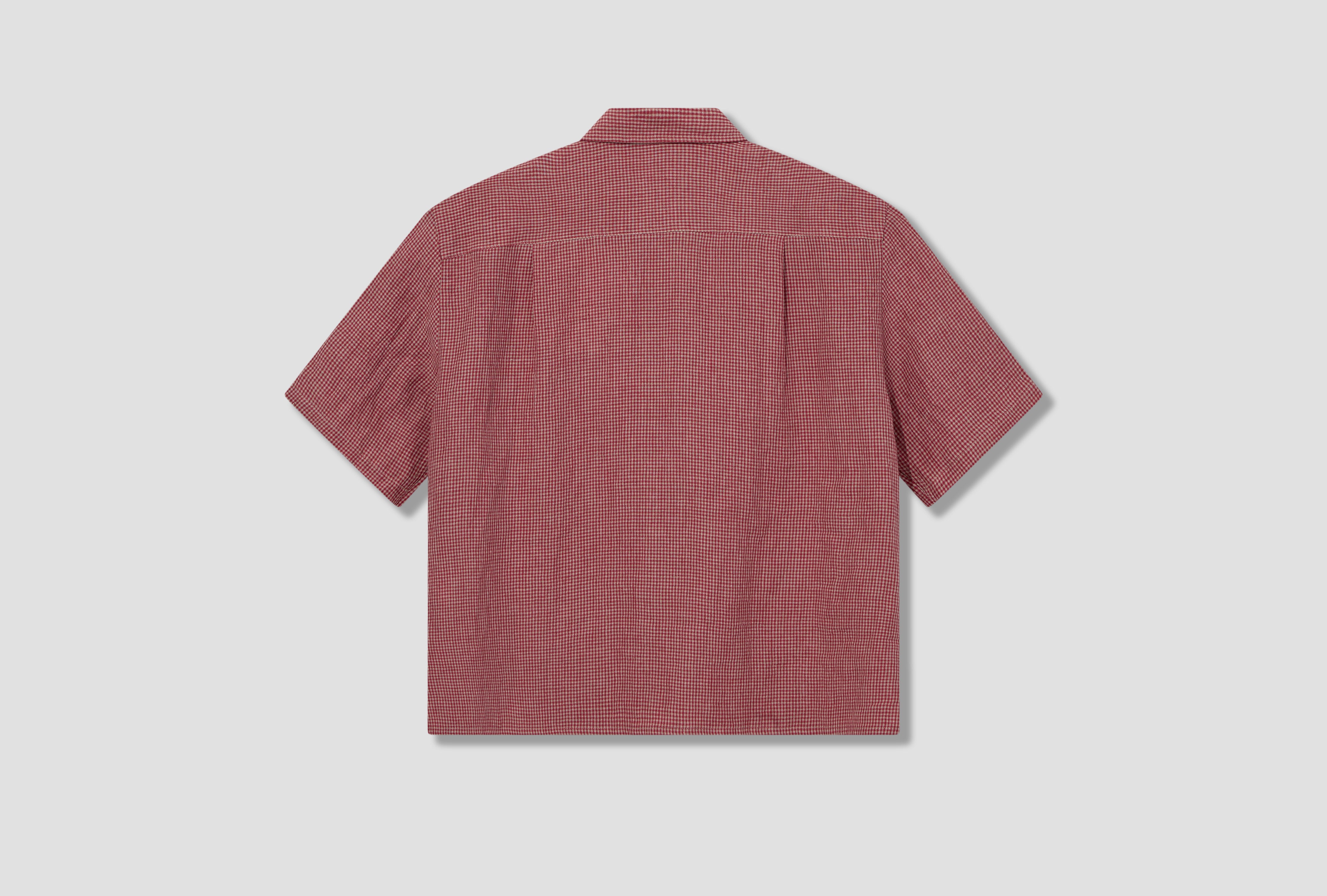 SHORT SLEEVE RELAXED FARMER SHIRT - REDDEN SS-026-010A