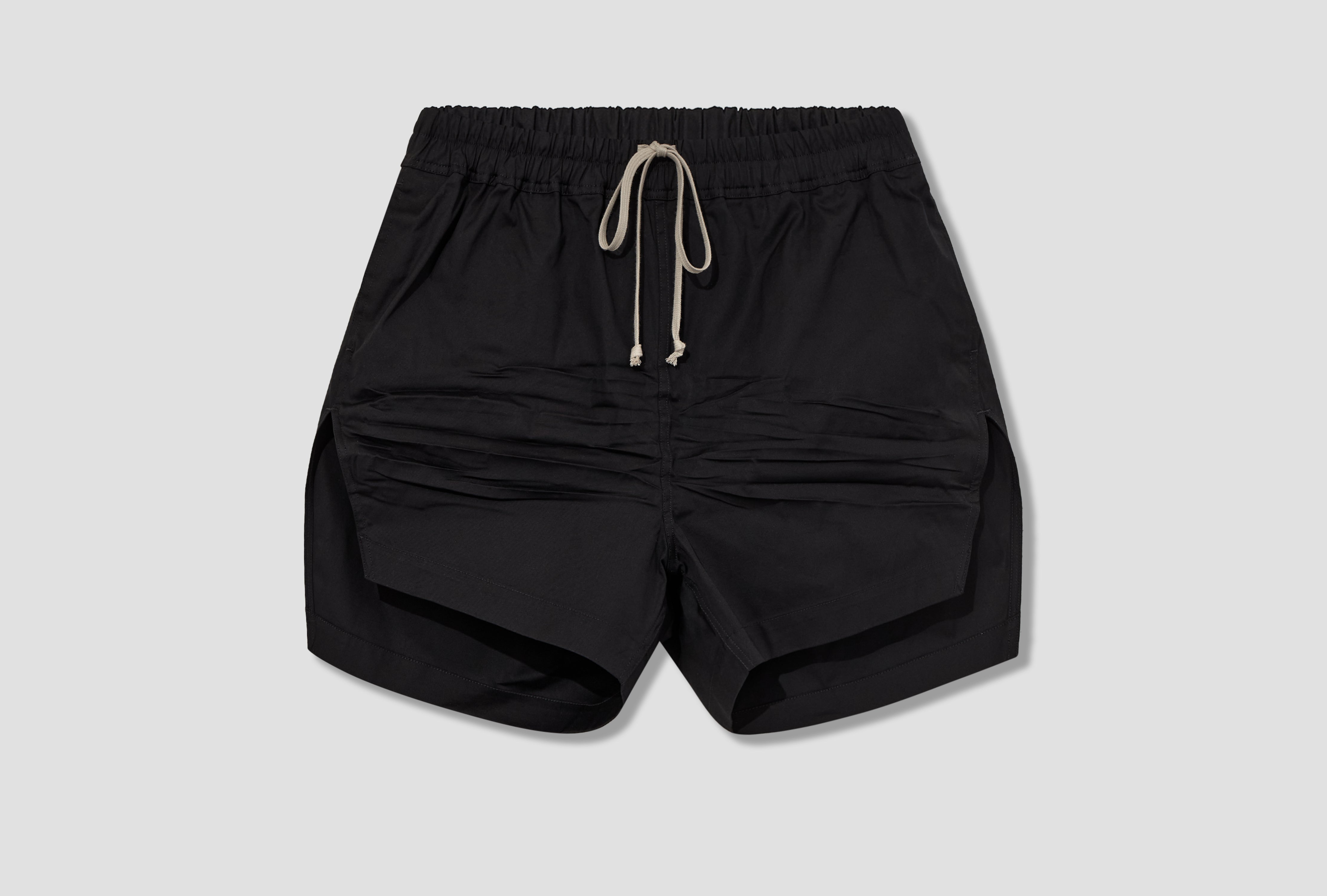 BOXERS - HEAVY POPLIN / BLACK RR01F2315 TE