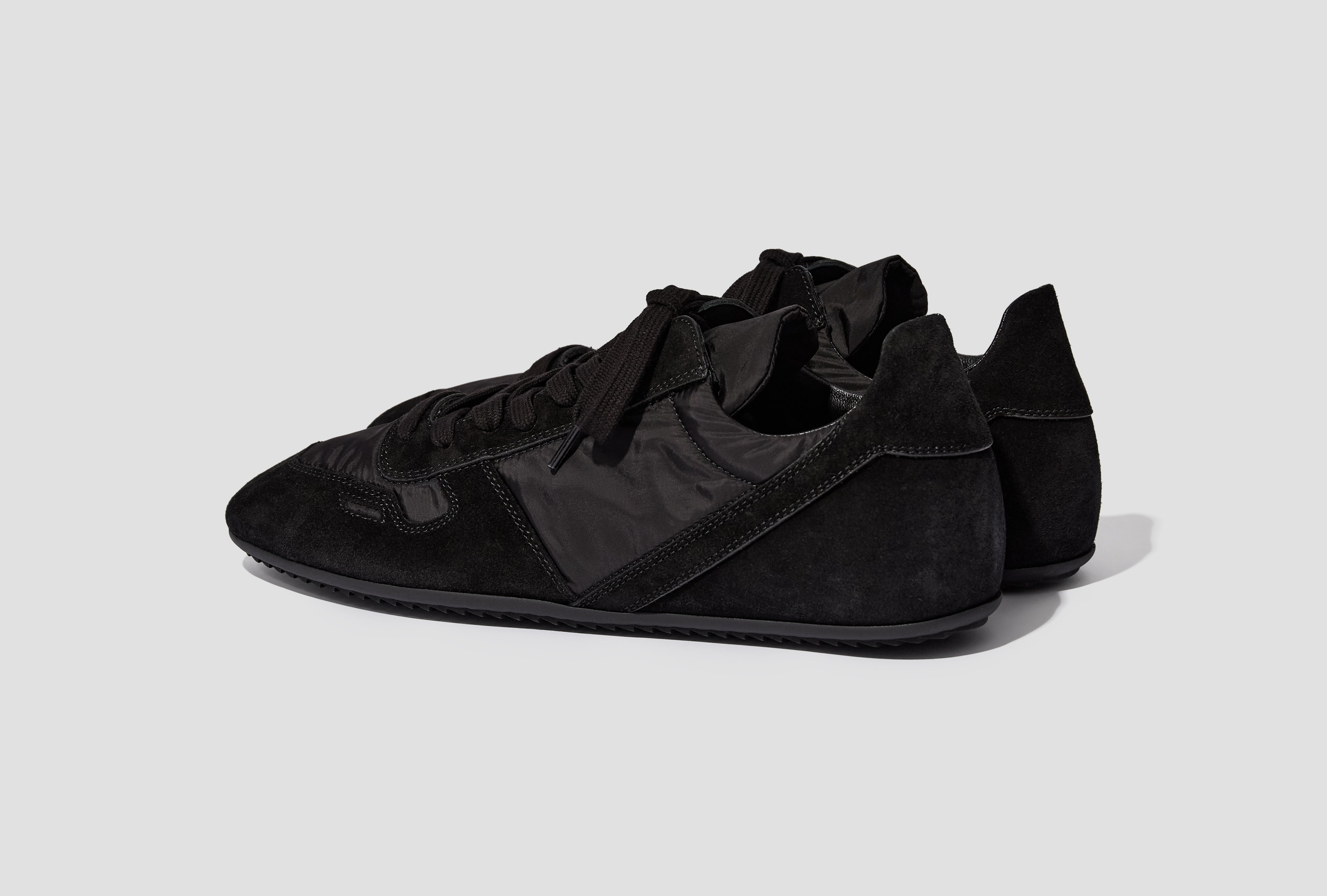 MINIMAL SNEAKS - DOLOMIAS NYLON AND SUEDE LEATHER / BLACK/BLACK/BLACK RU01F2889 NDOLVX