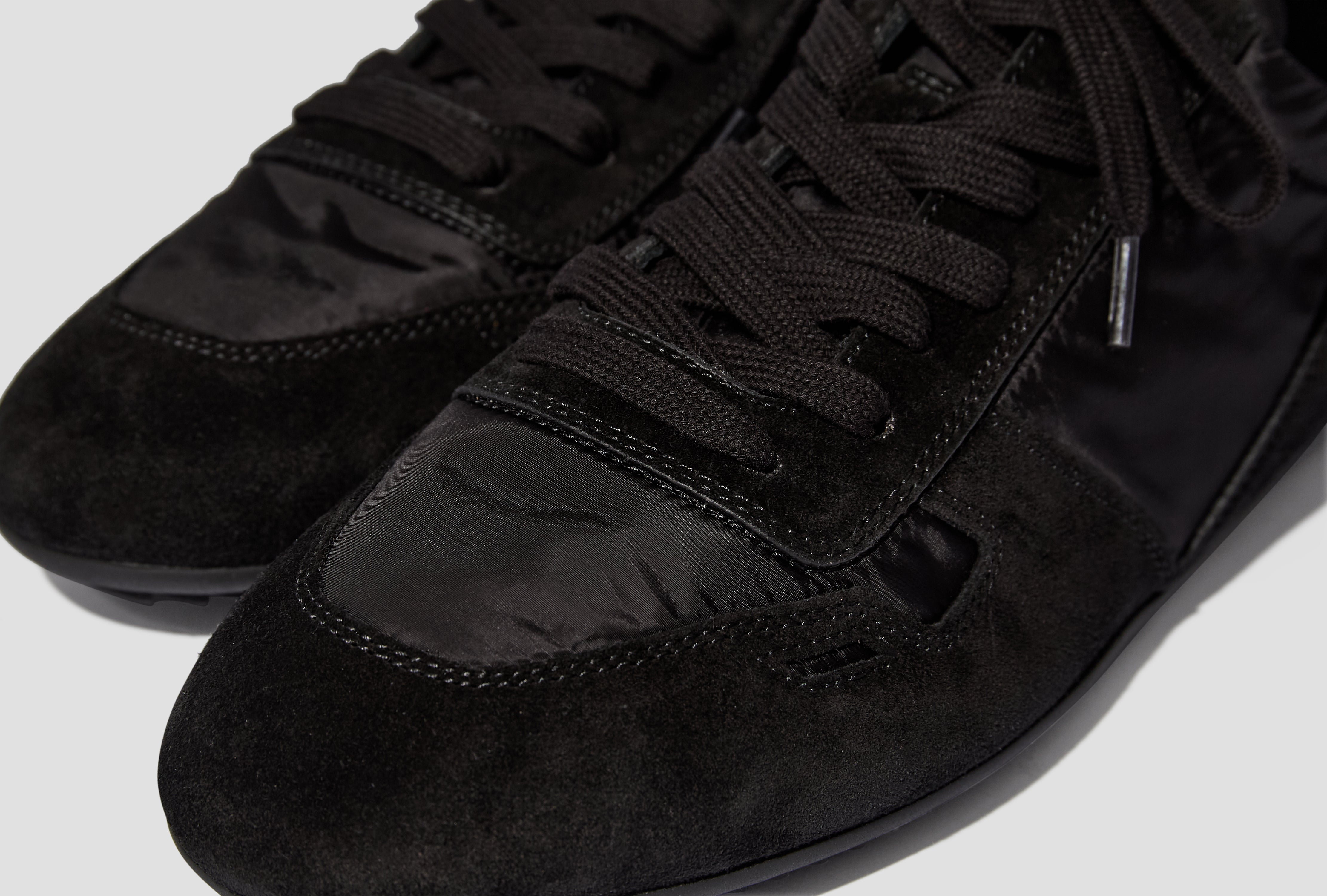 MINIMAL SNEAKS - DOLOMIAS NYLON AND SUEDE LEATHER / BLACK/BLACK/BLACK RU01F2889 NDOLVX