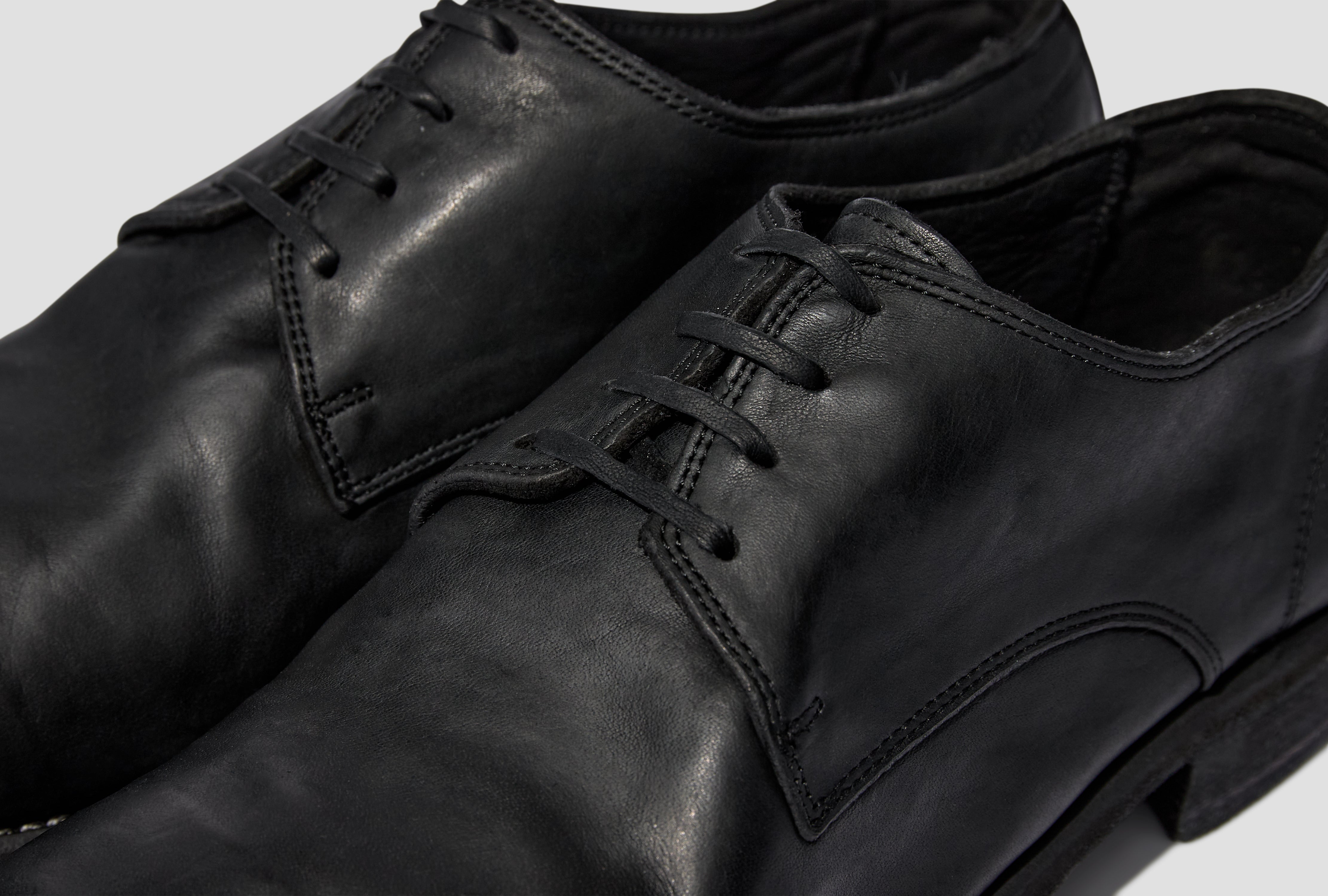 CLASSIC DERBY - HORSE FULL GRAIN CV / SOLE LEATHER - BLKT 992X