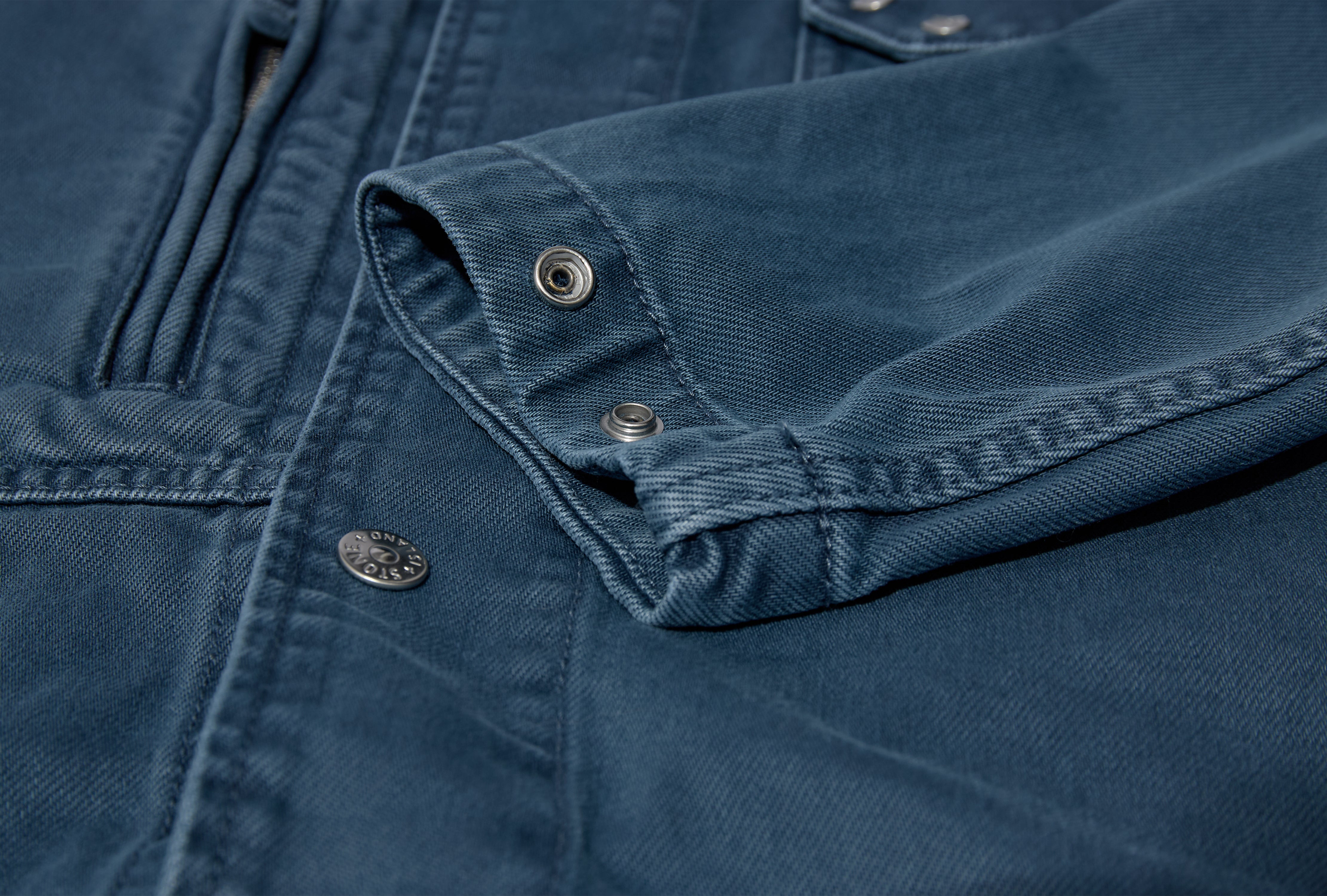LIGHT BULL DENIM INDIGO-TC GARMENT DYED L1 S14 12000 01 S0J18 Blue