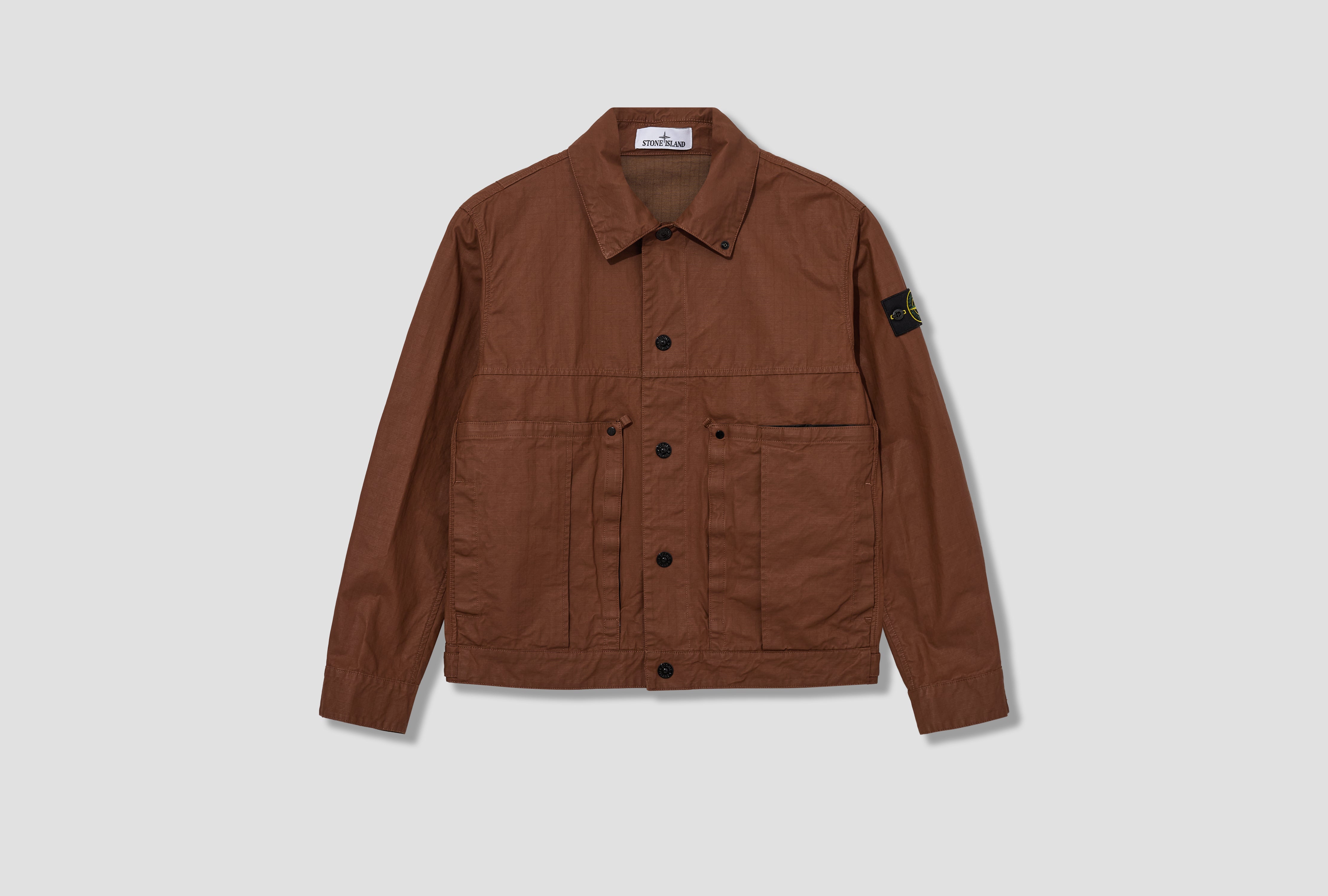 DOUBLE-COATED COTTON RIPSTOP WASHED L1 S15 41000 10 S0299 Brown