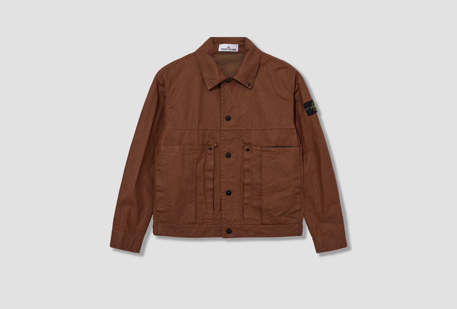 DOUBLE-COATED COTTON RIPSTOP WASHED L1 S15 41000 10 S0299 Brown