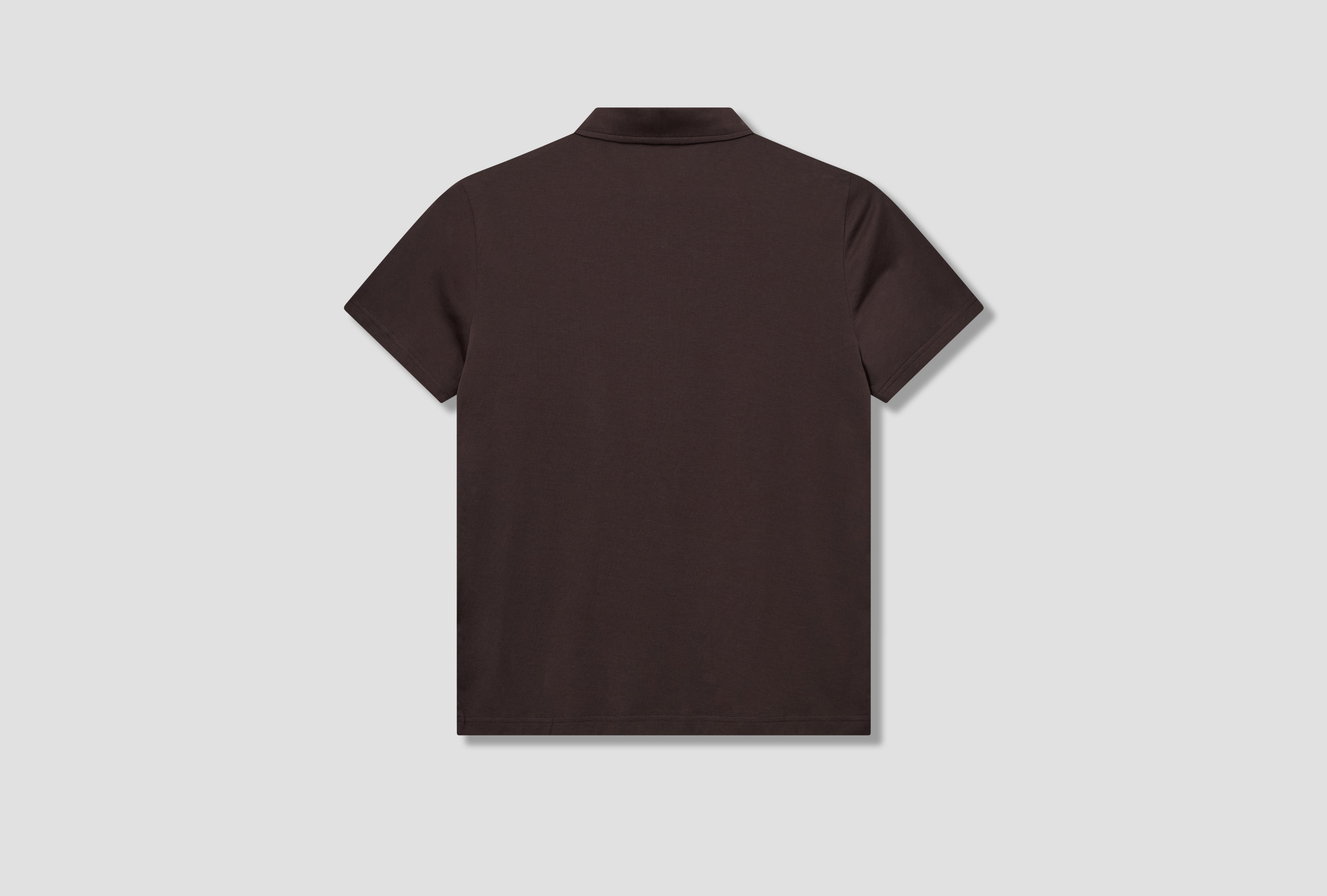 CLASSIC JERSEY POLO SHIRT MPOL1052 Dark brown