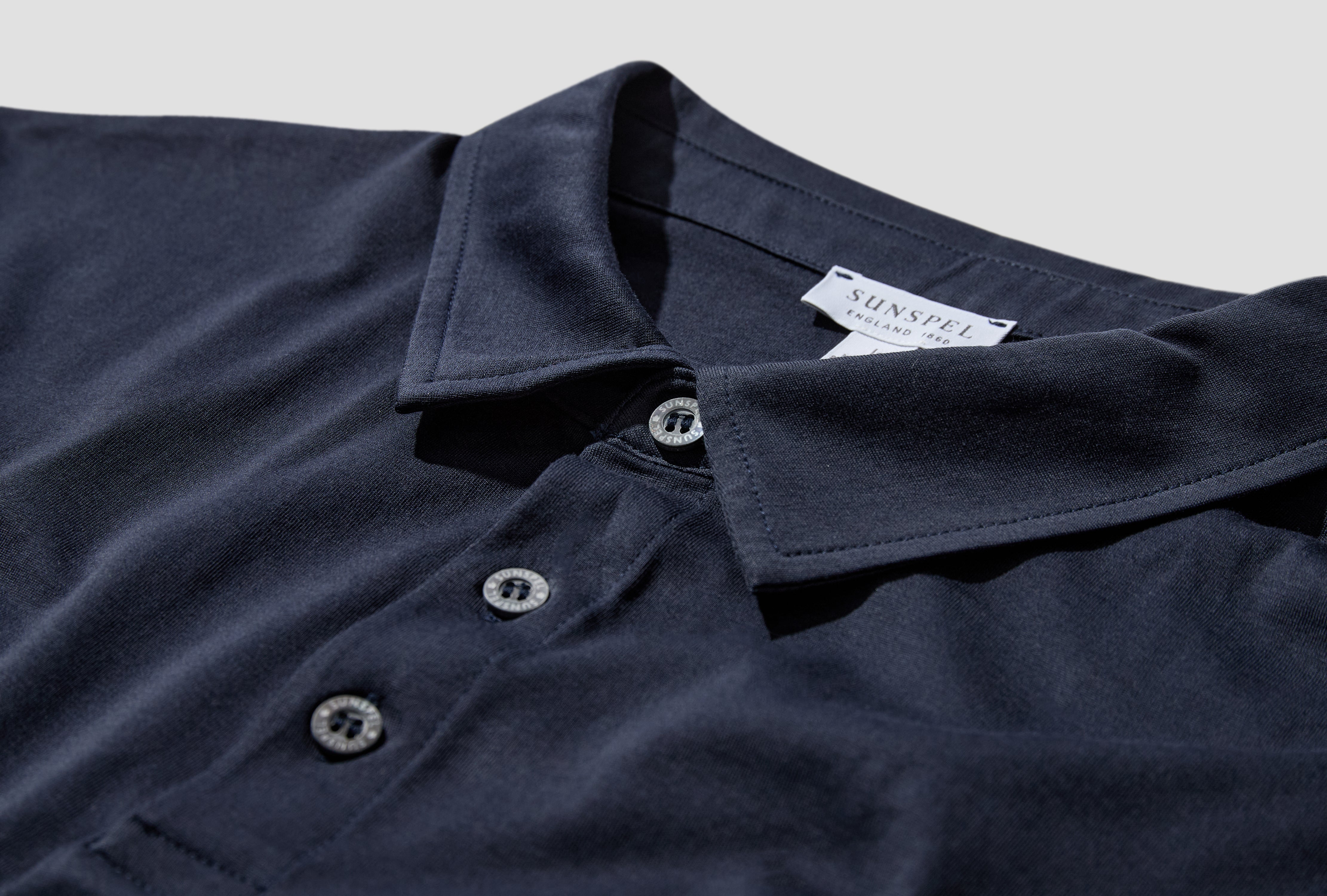 CLASSIC JERSEY POLO SHIRT MPOL1052 Navy