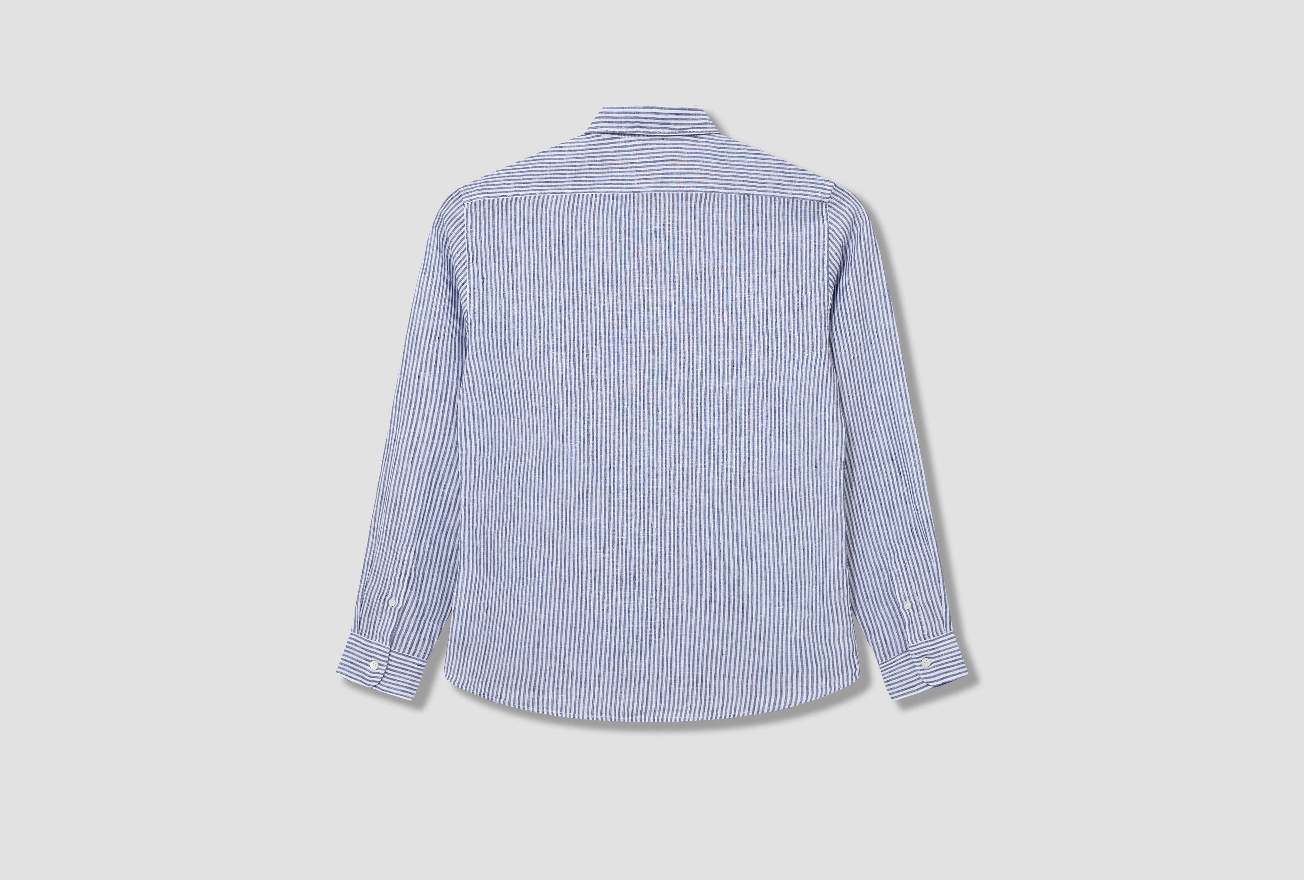 LINEN SHIRT MSHT2106 Navy