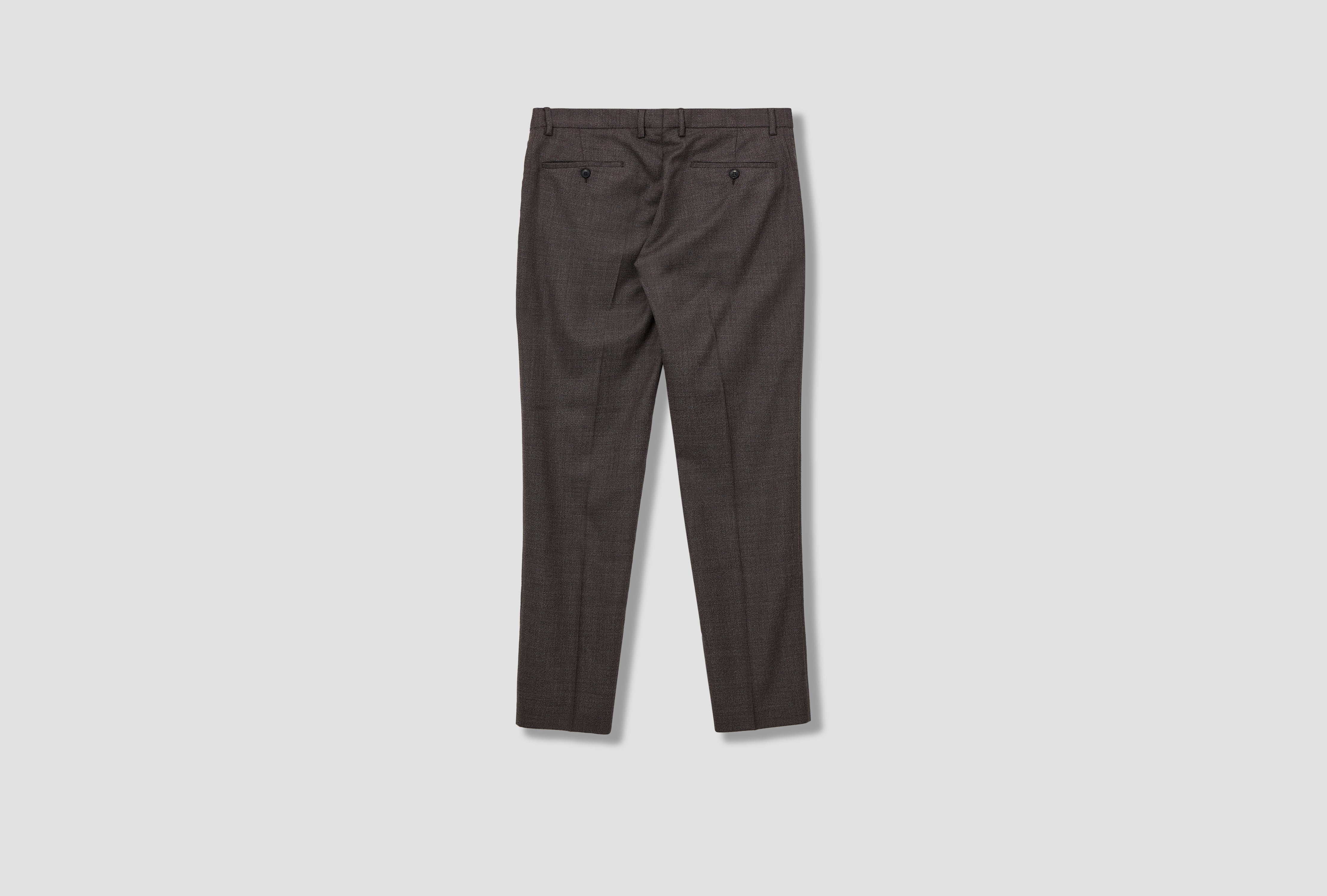 LIGHTWEIGHT TRAVEL WOOL TROUSER MTRS3109 Brown
