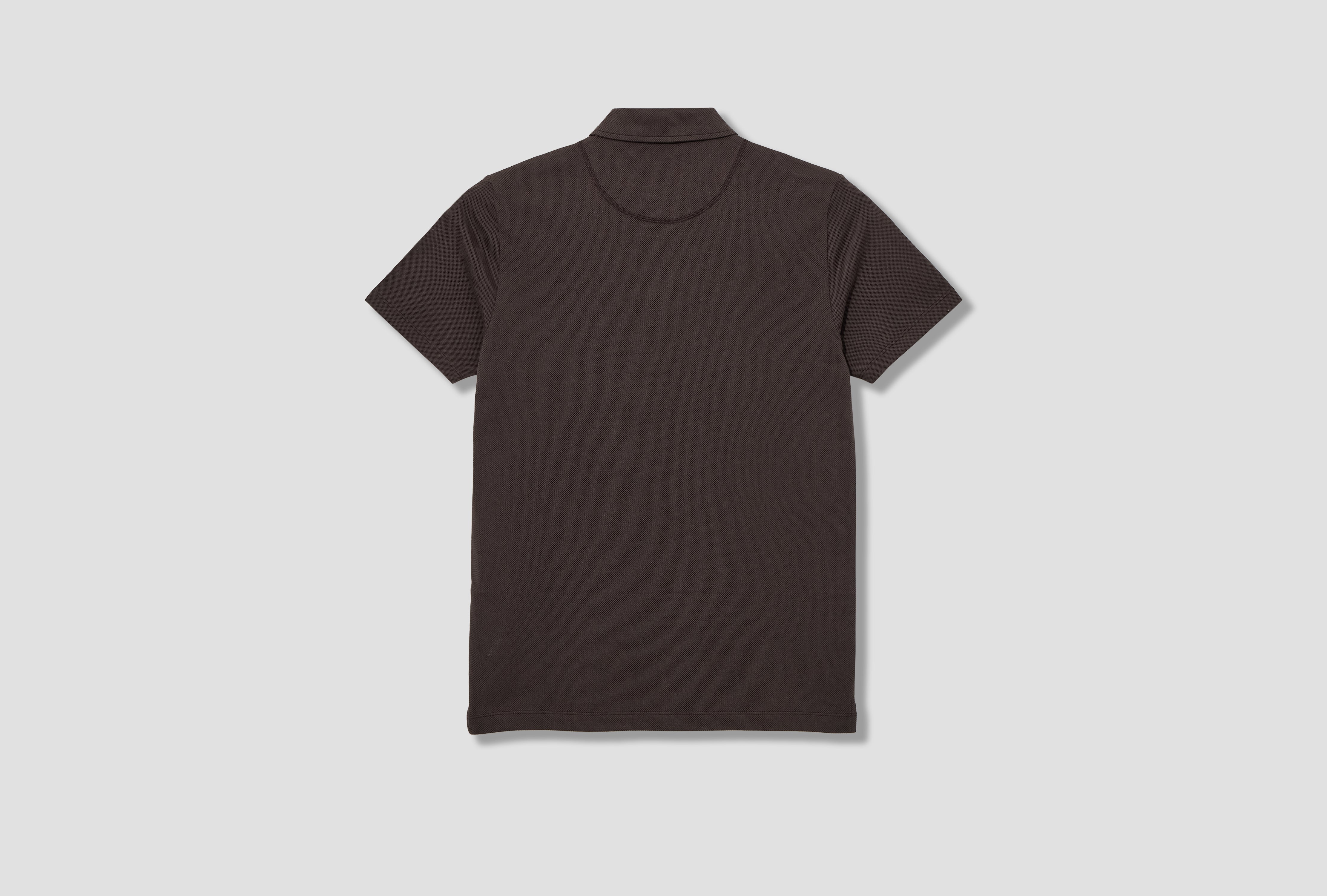 RIVIERA POLO SHIRT MPOL1026-BRGS Dark brown