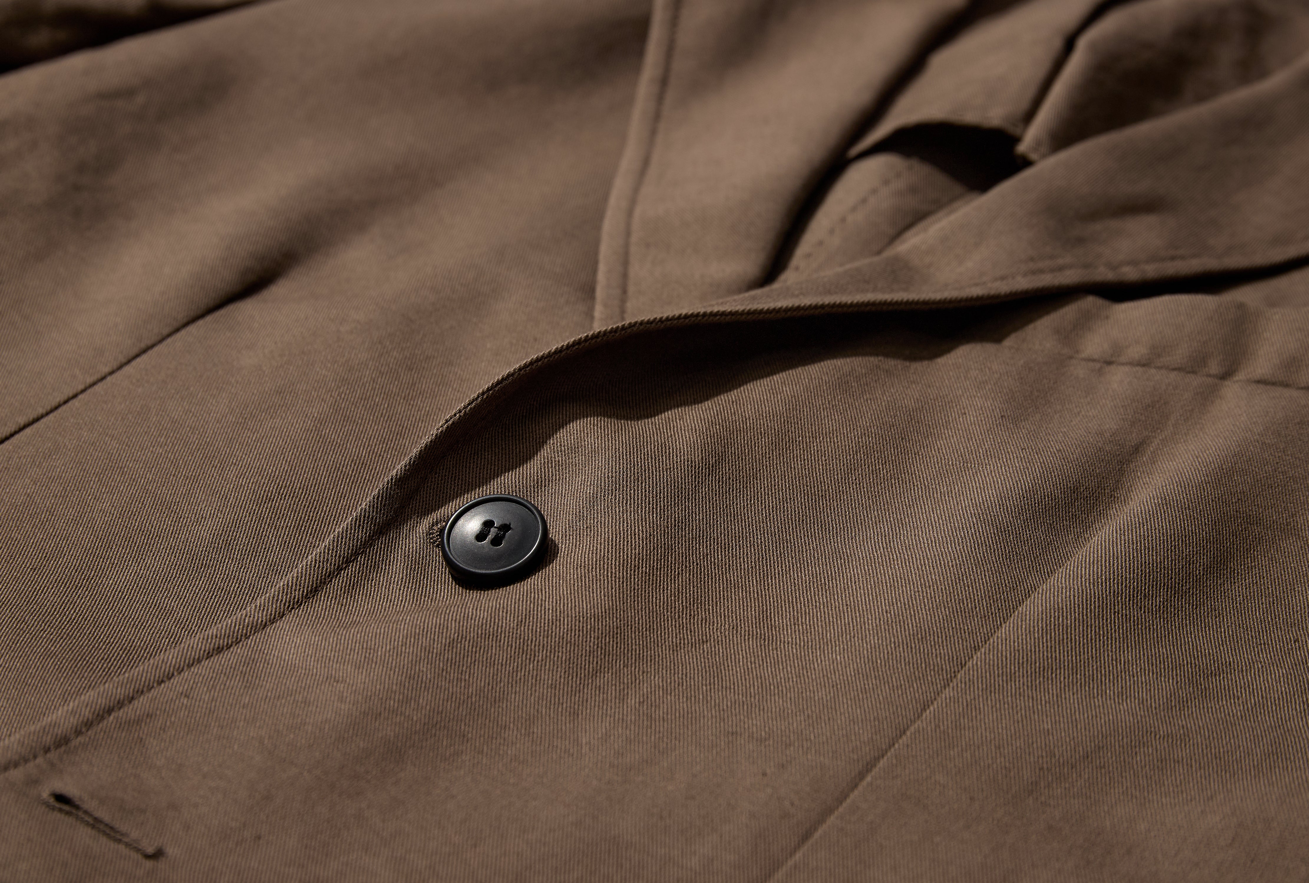 COTTON LINEN BLAZER MJAC7220 Brown