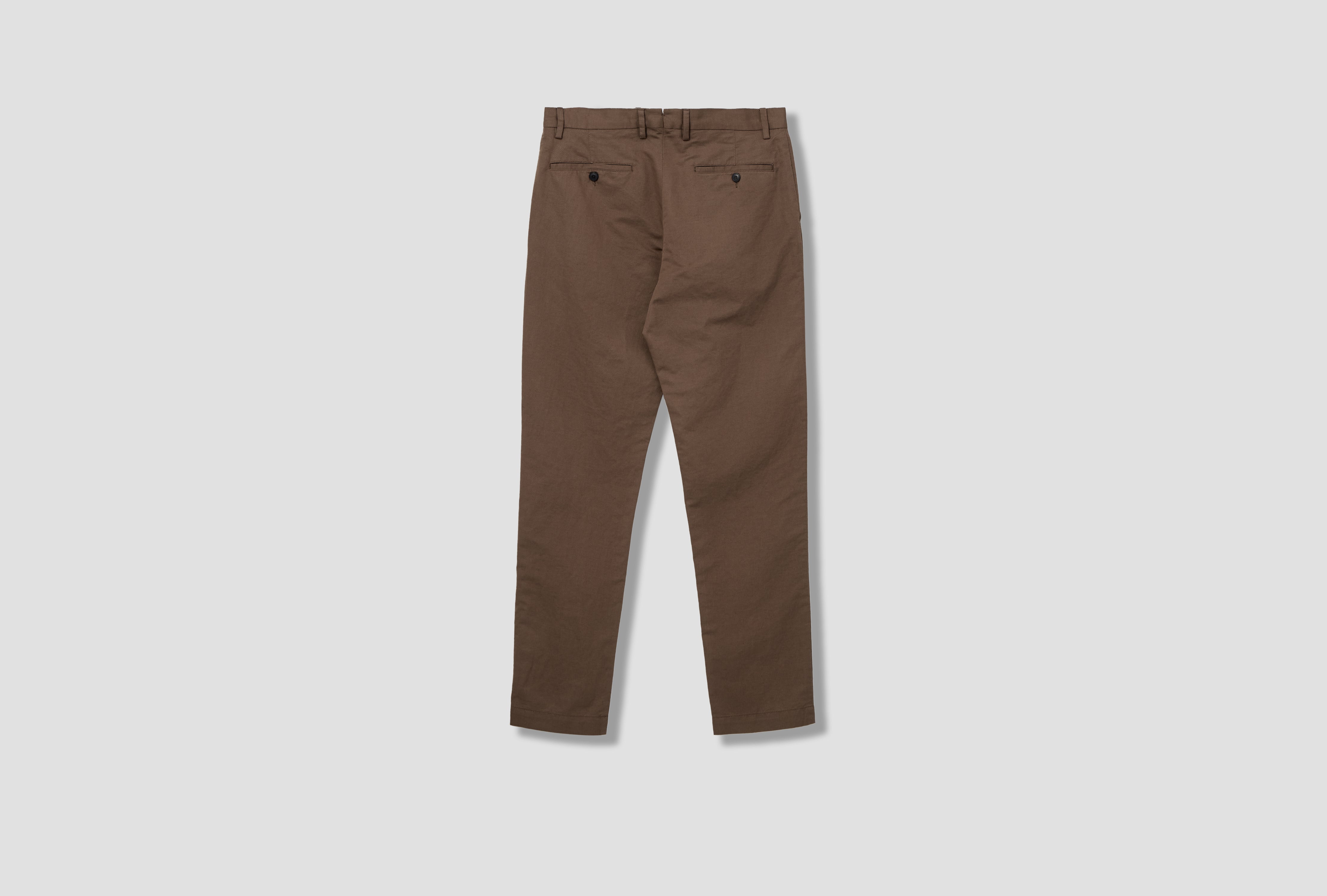 COTTON LINEN TROUSER MTRS3136 Brown