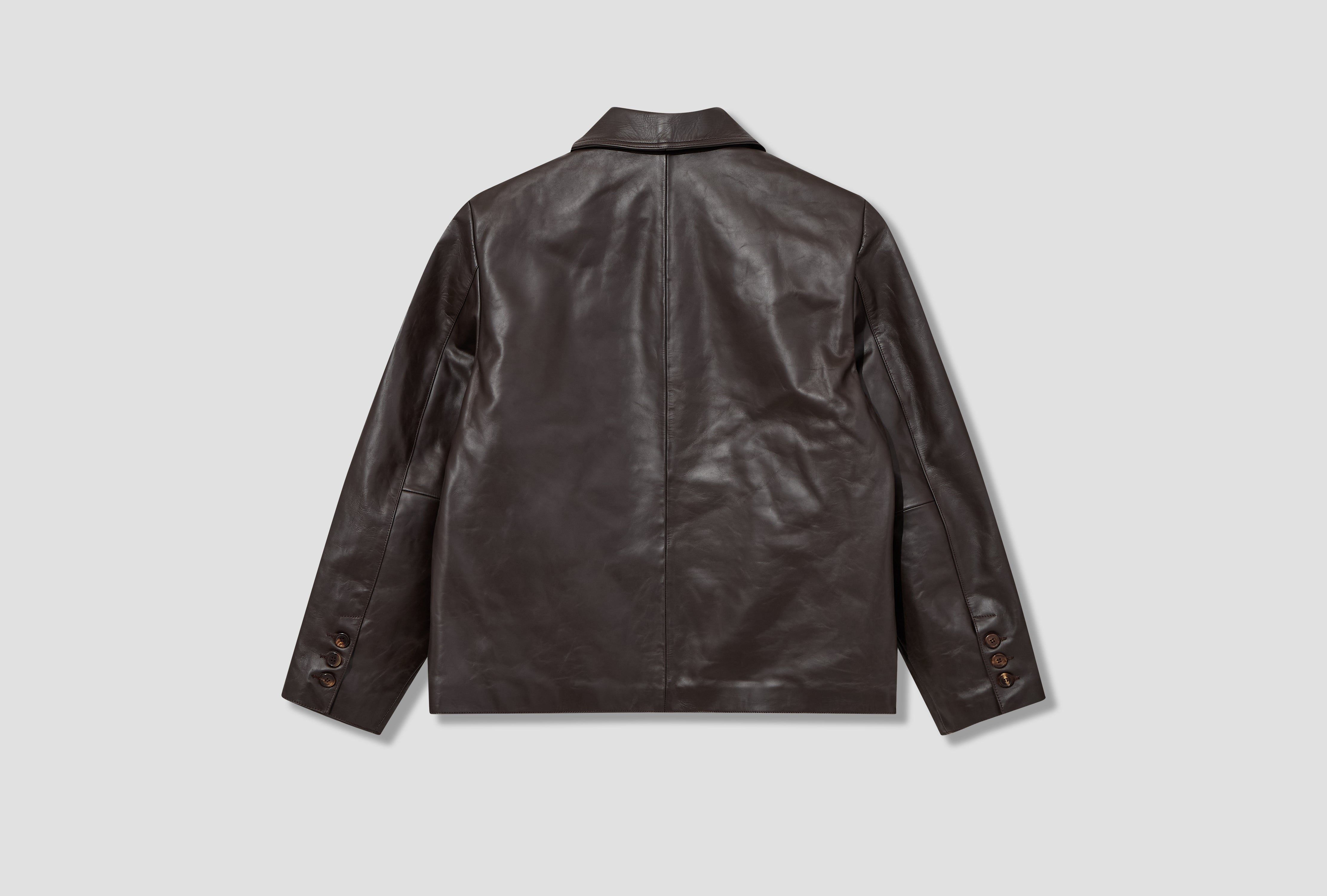 BLOUSON - NAPPA LEATHER 1-65O53 Brown