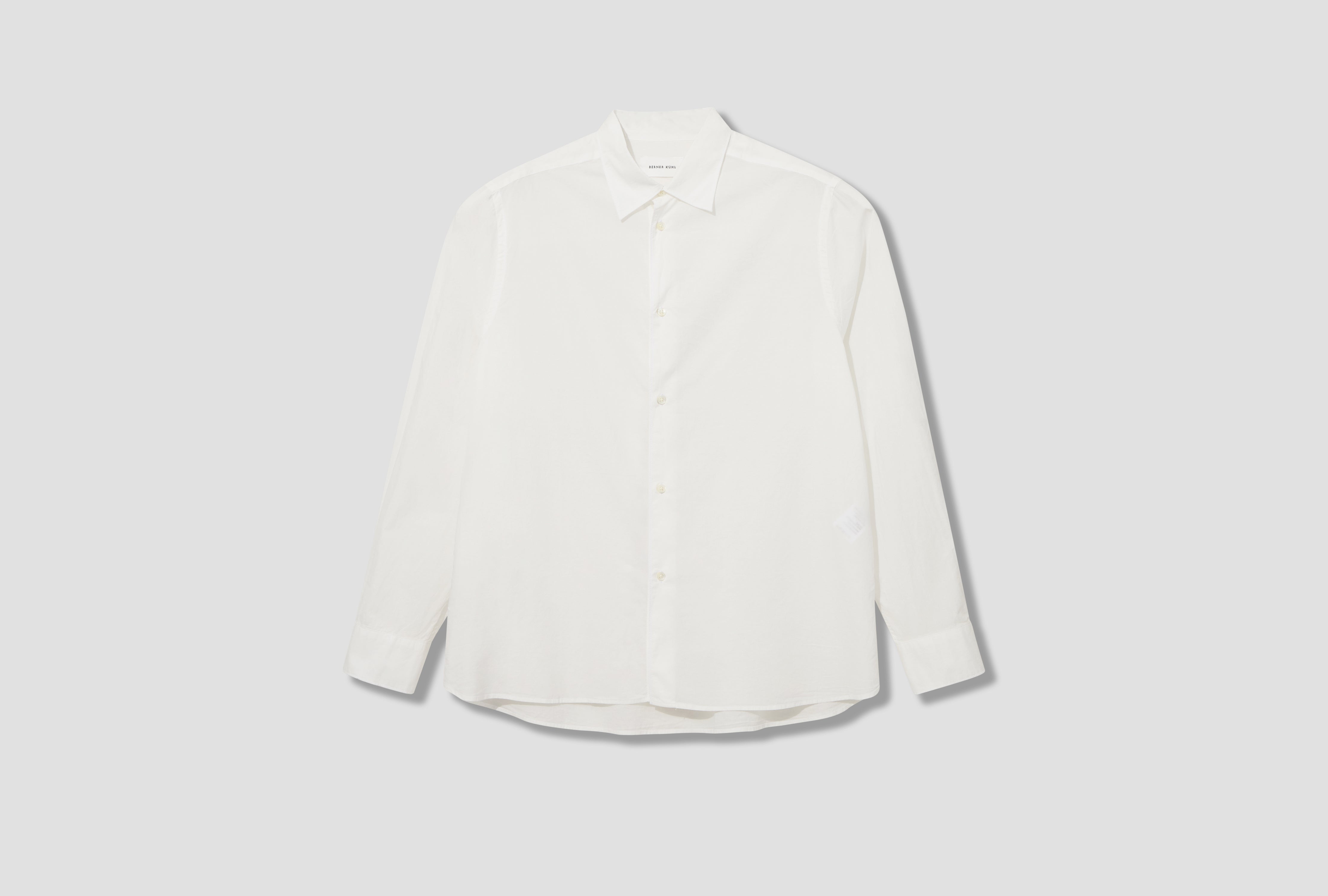 VOLUME SHIRT - WASH COT 3-88S12 Off white